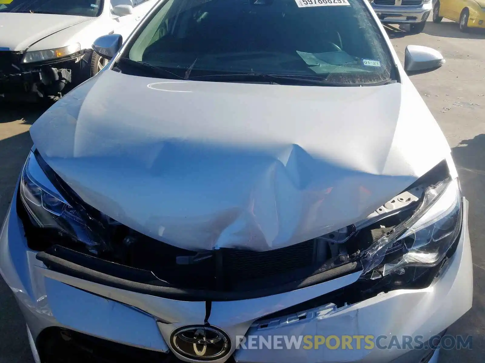 7 Photograph of a damaged car 5YFBURHE5KP906865 TOYOTA COROLLA 2019