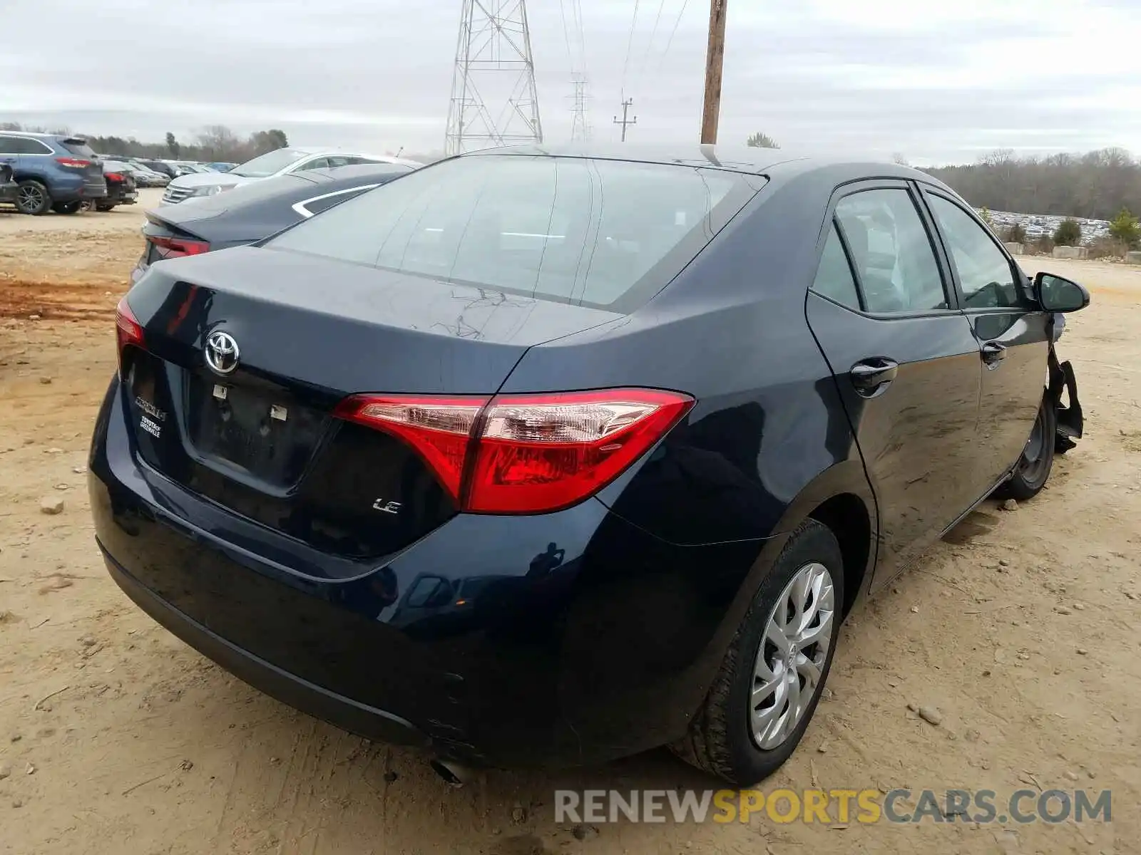 4 Photograph of a damaged car 5YFBURHE5KP906929 TOYOTA COROLLA 2019