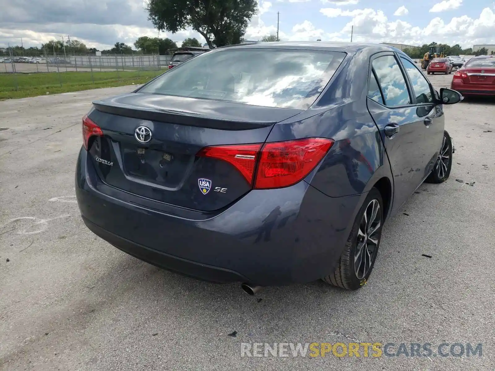 4 Photograph of a damaged car 5YFBURHE5KP907014 TOYOTA COROLLA 2019