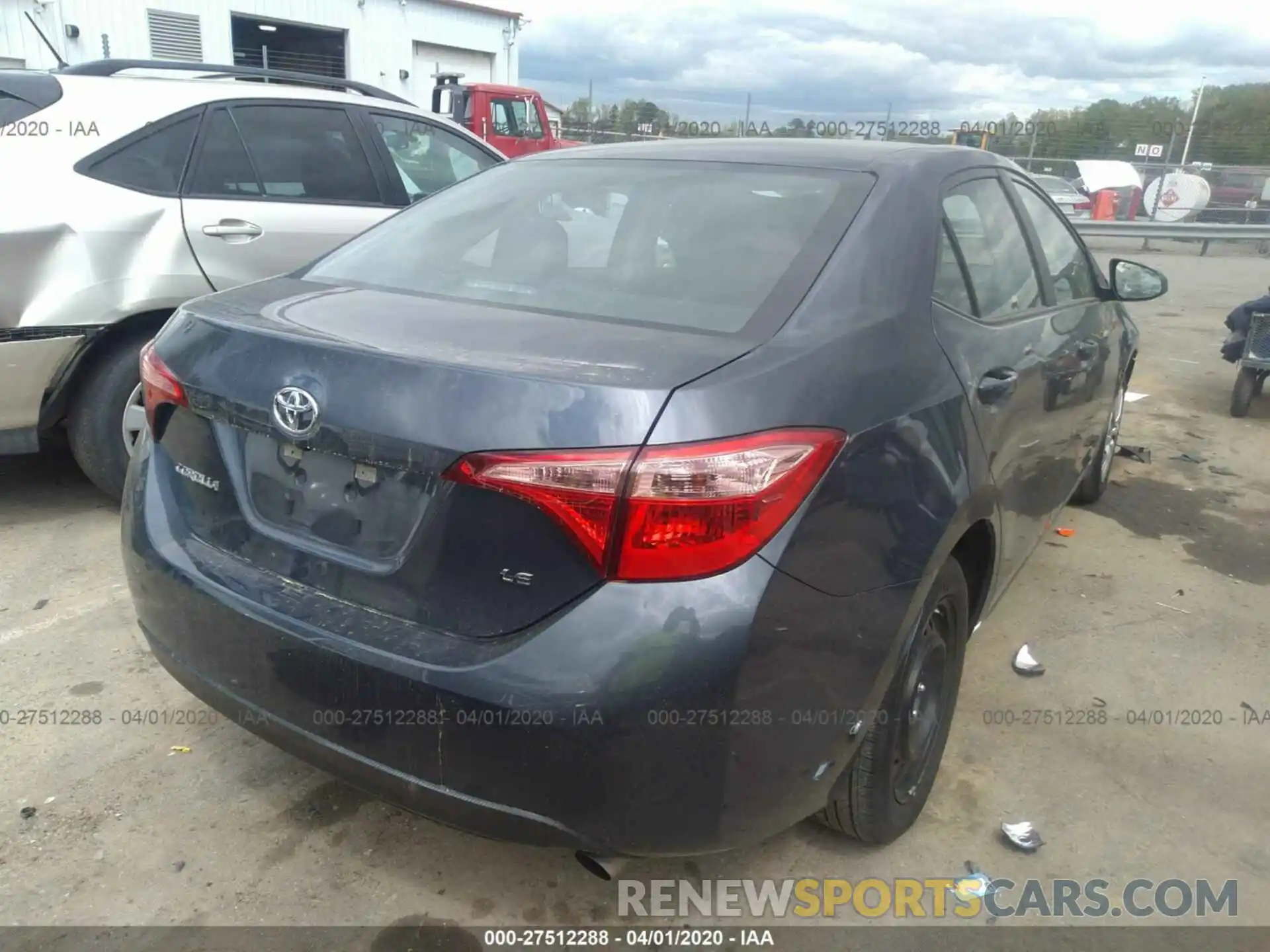 4 Photograph of a damaged car 5YFBURHE5KP907286 TOYOTA COROLLA 2019