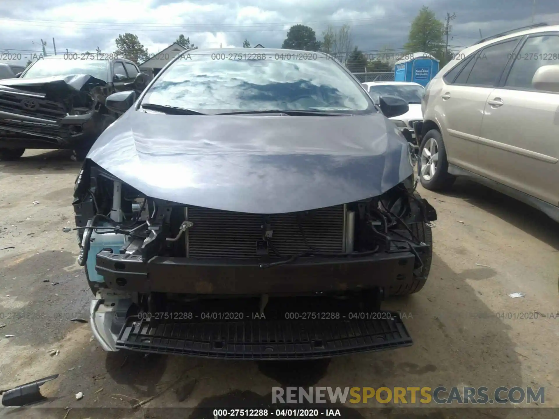 6 Photograph of a damaged car 5YFBURHE5KP907286 TOYOTA COROLLA 2019