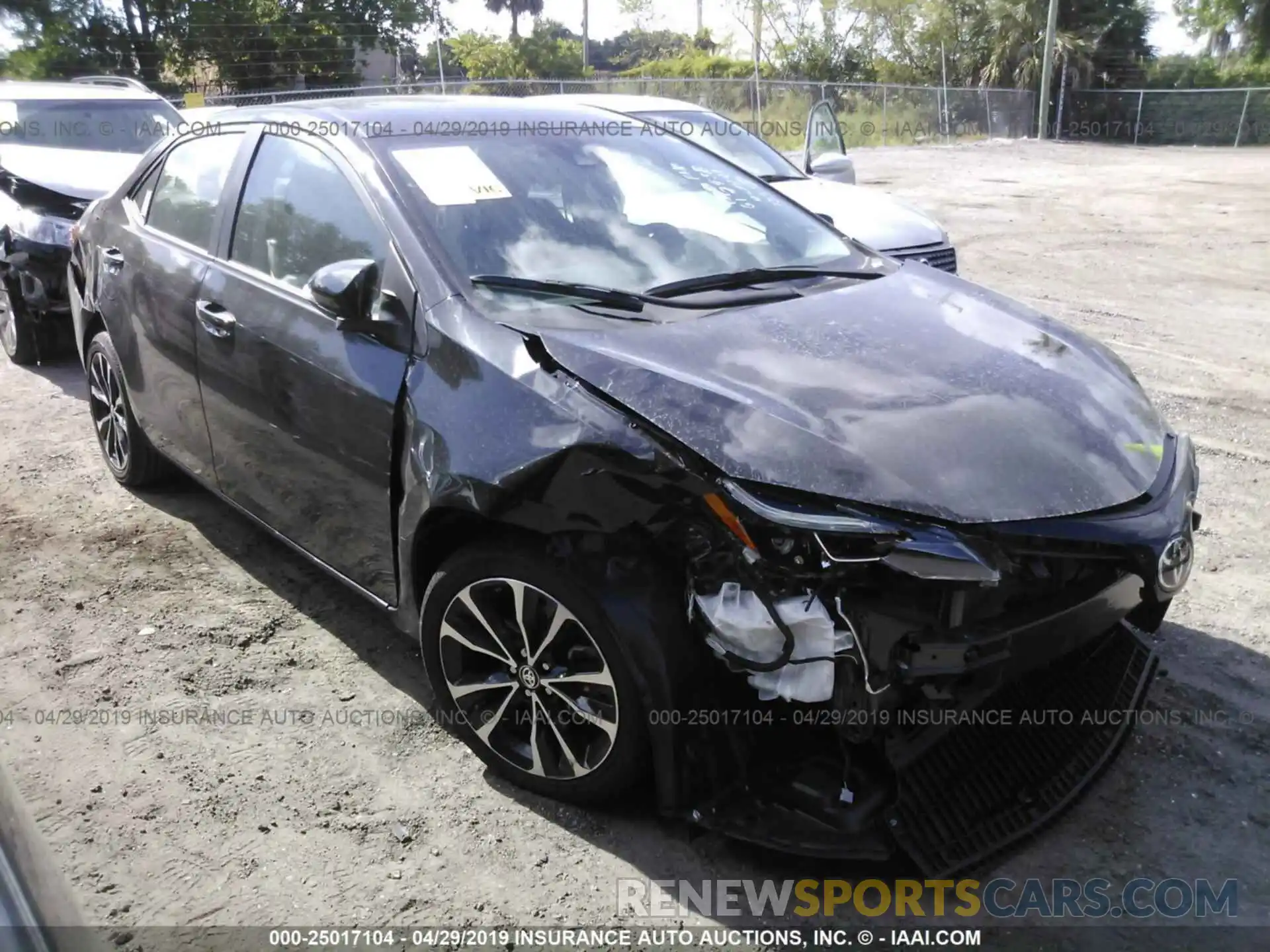 1 Photograph of a damaged car 5YFBURHE5KP907496 TOYOTA COROLLA 2019