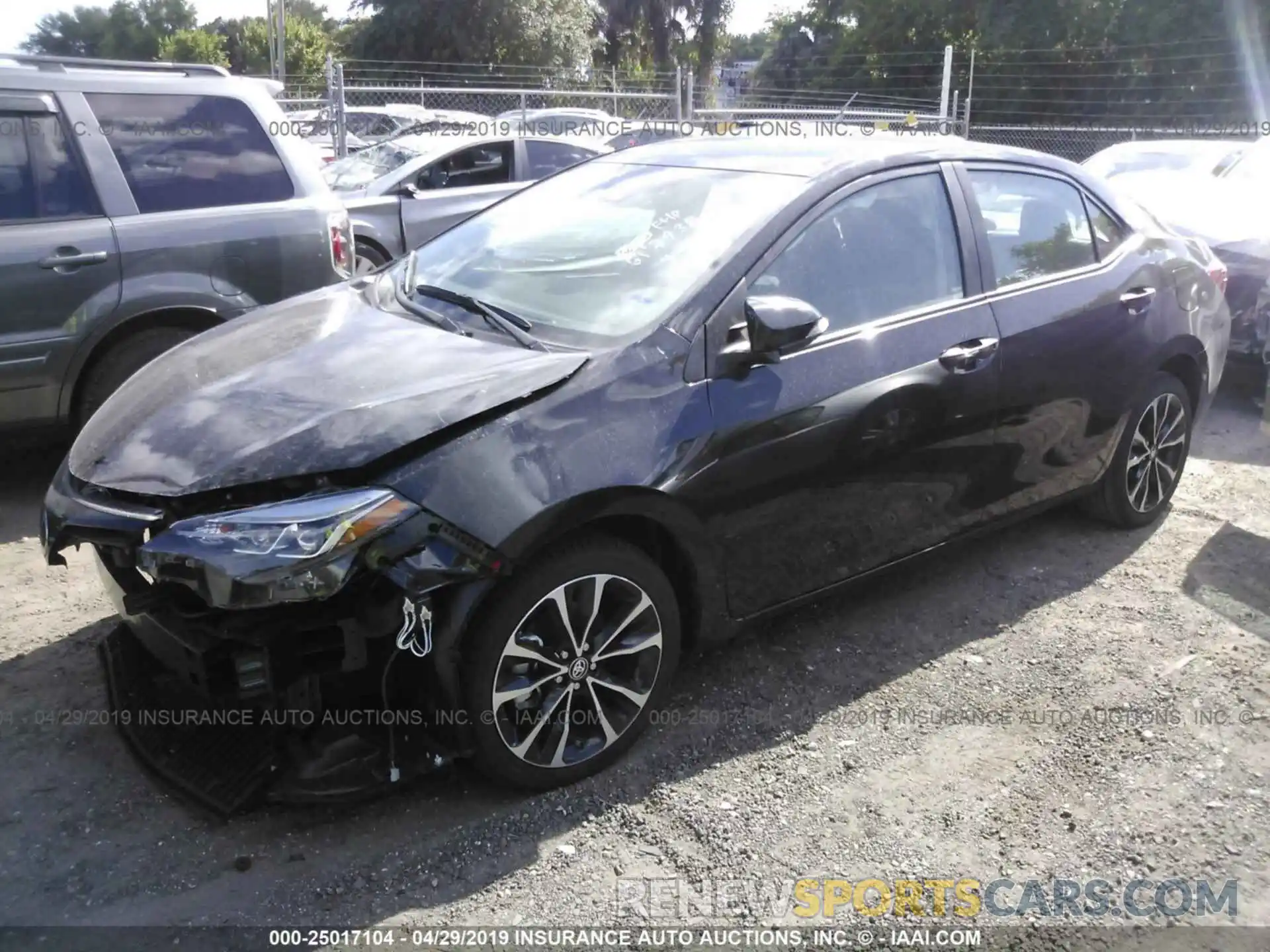 2 Photograph of a damaged car 5YFBURHE5KP907496 TOYOTA COROLLA 2019