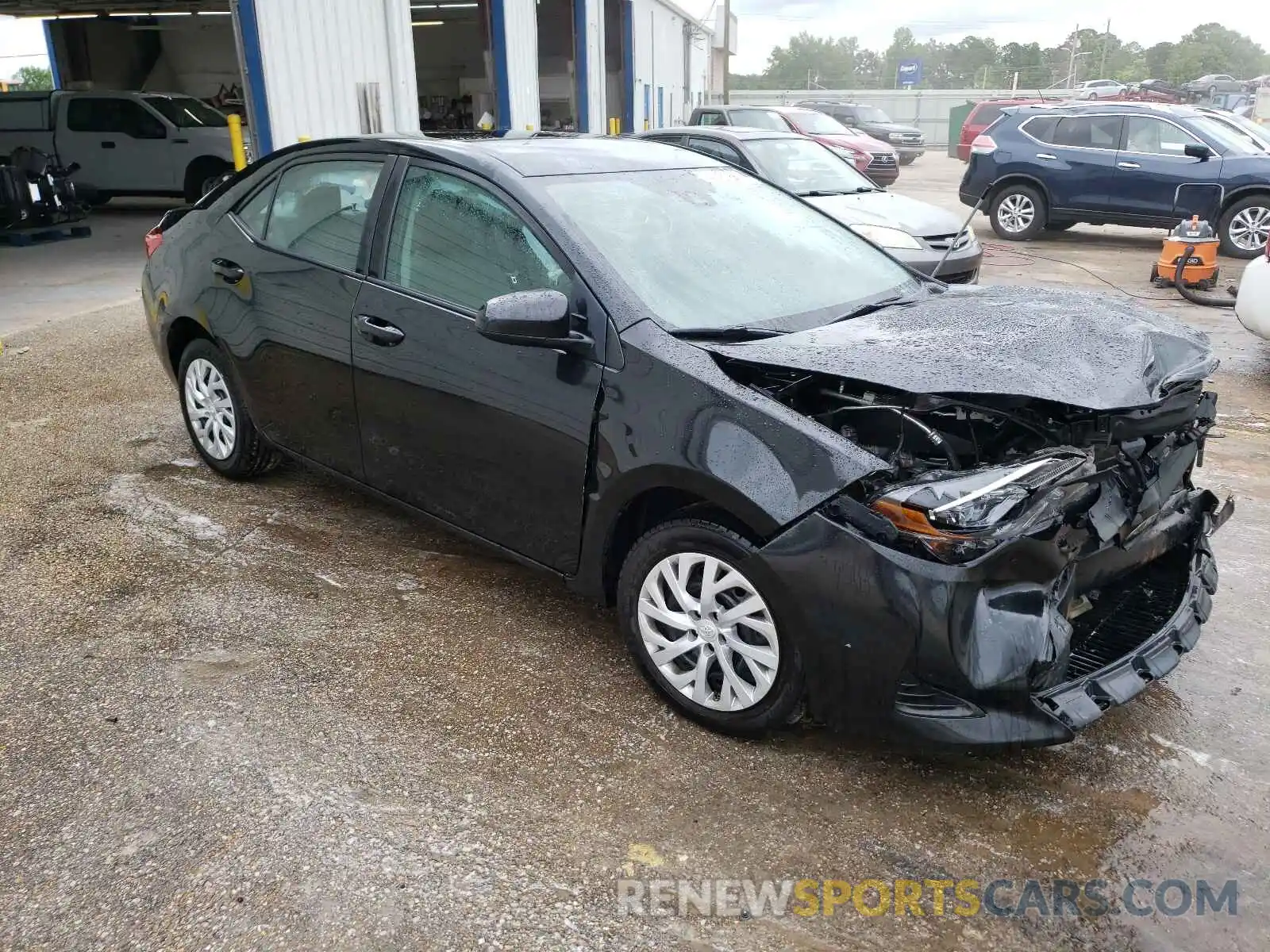 1 Photograph of a damaged car 5YFBURHE5KP907711 TOYOTA COROLLA 2019