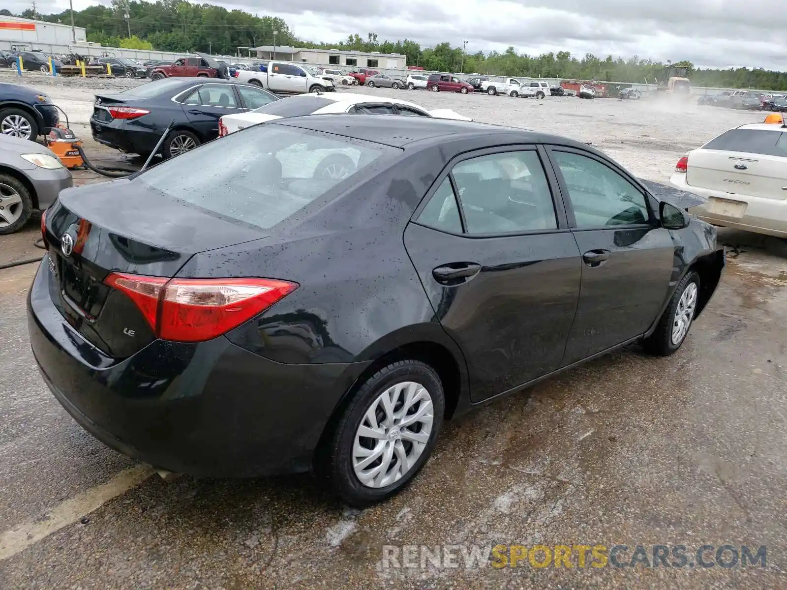 4 Photograph of a damaged car 5YFBURHE5KP907711 TOYOTA COROLLA 2019