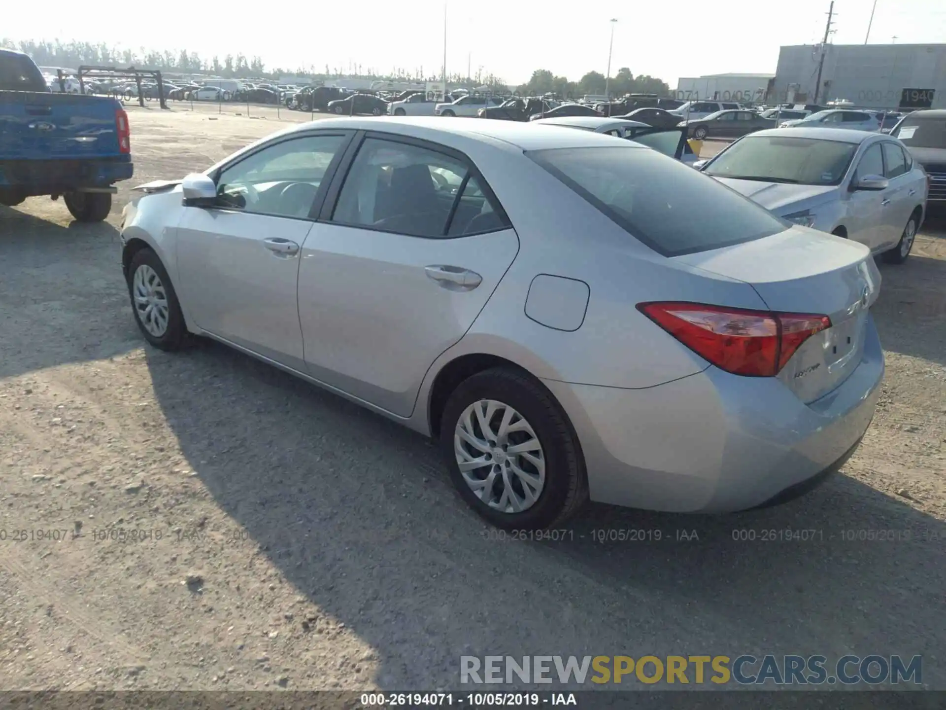 3 Photograph of a damaged car 5YFBURHE5KP907885 TOYOTA COROLLA 2019