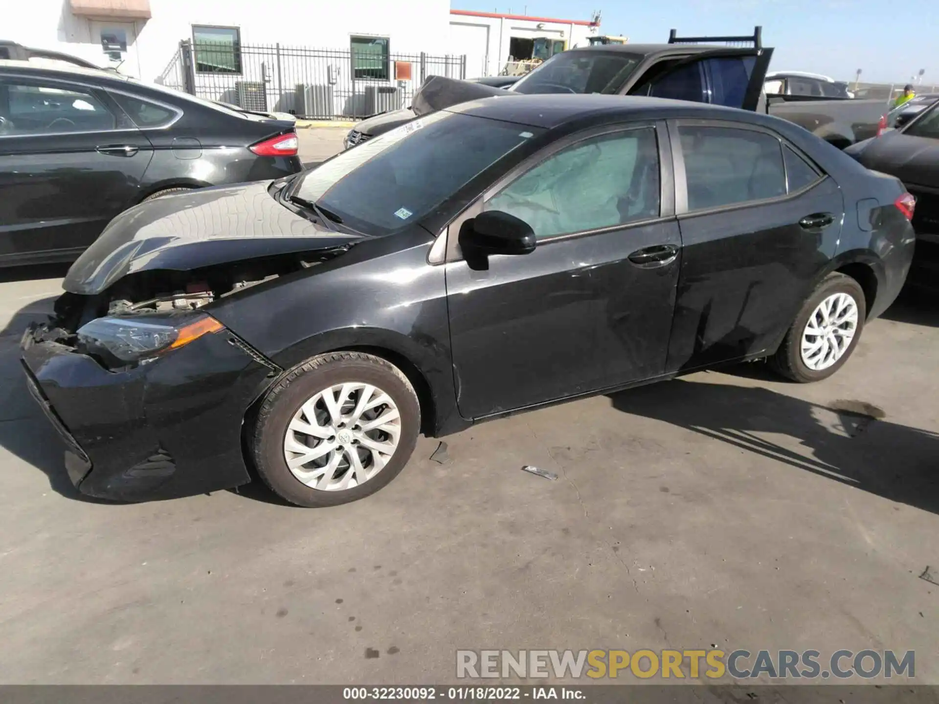 2 Photograph of a damaged car 5YFBURHE5KP908227 TOYOTA COROLLA 2019