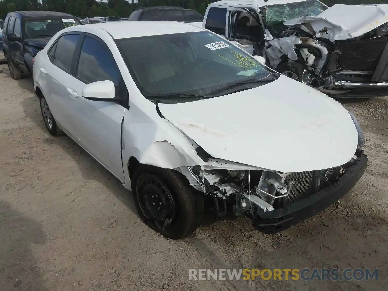 1 Photograph of a damaged car 5YFBURHE5KP908924 TOYOTA COROLLA 2019