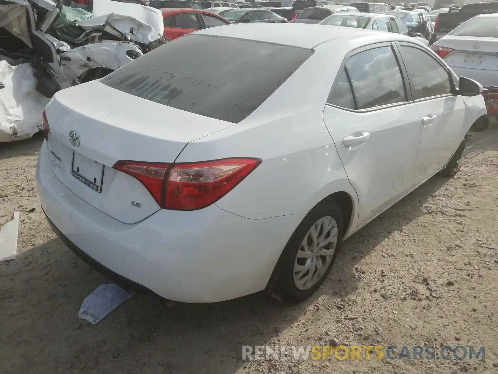 4 Photograph of a damaged car 5YFBURHE5KP908924 TOYOTA COROLLA 2019