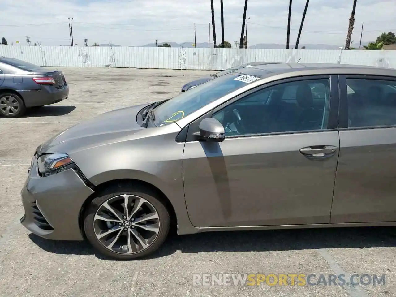 9 Photograph of a damaged car 5YFBURHE5KP909023 TOYOTA COROLLA 2019