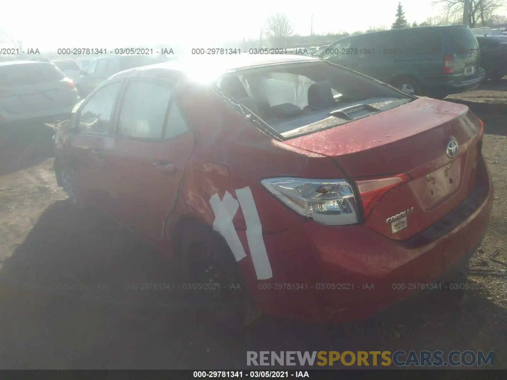 3 Photograph of a damaged car 5YFBURHE5KP910303 TOYOTA COROLLA 2019