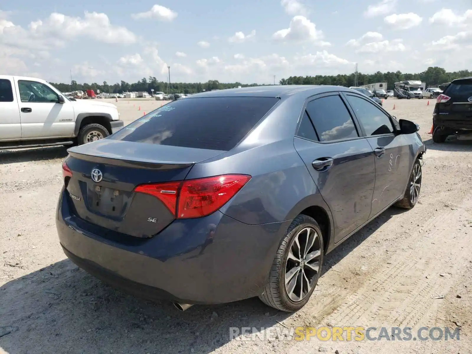 4 Photograph of a damaged car 5YFBURHE5KP910575 TOYOTA COROLLA 2019