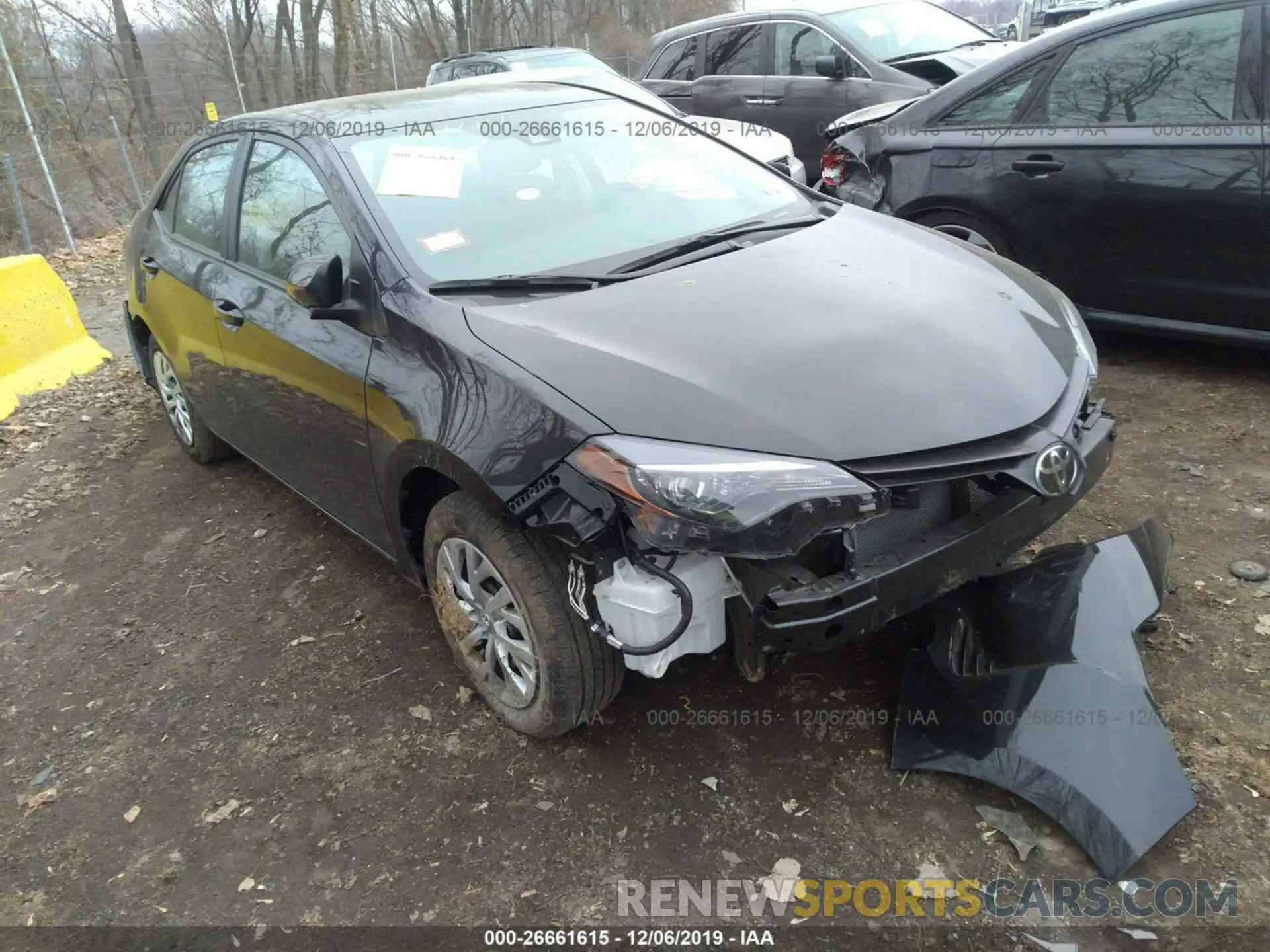 1 Photograph of a damaged car 5YFBURHE5KP910771 TOYOTA COROLLA 2019