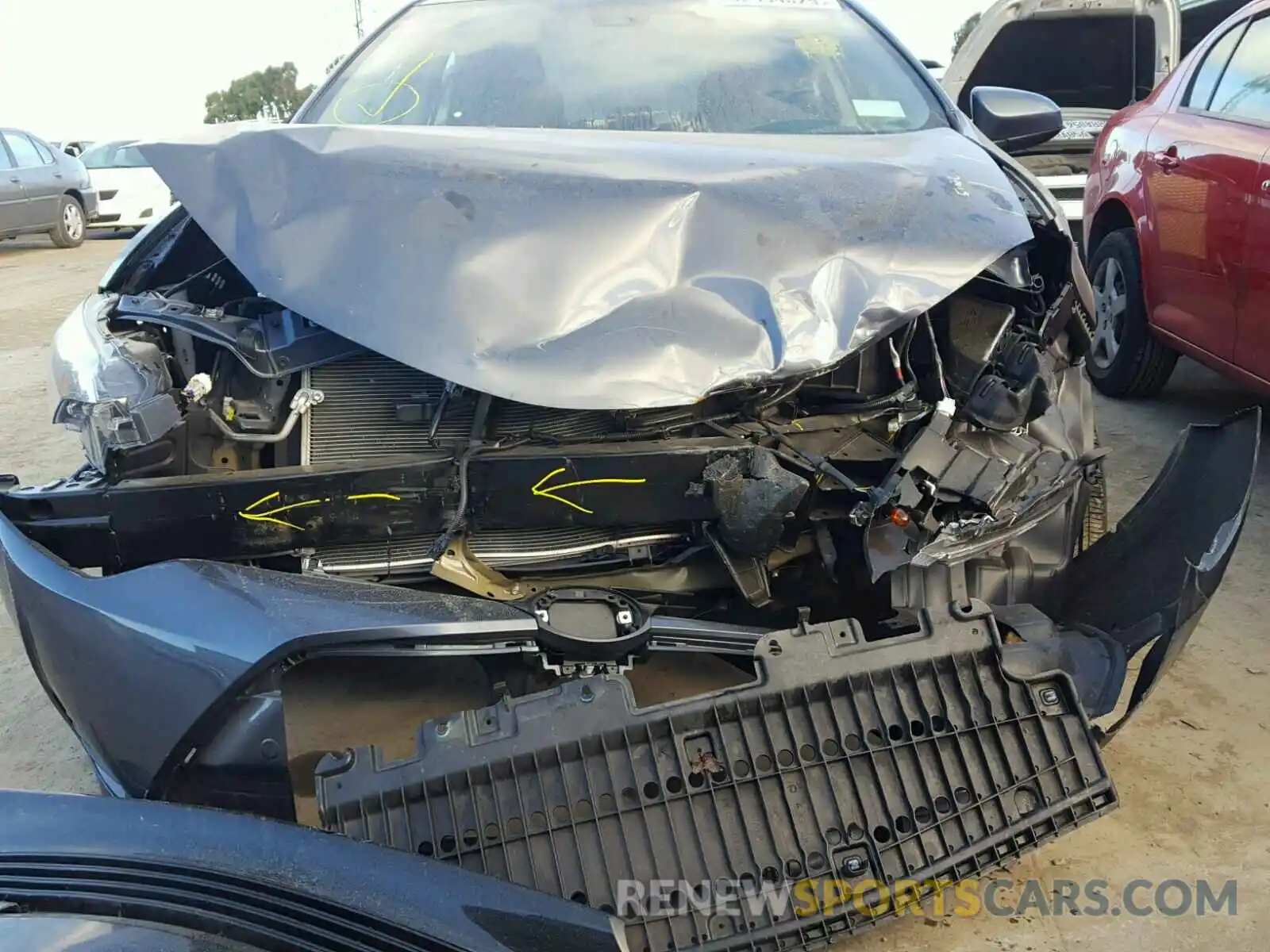 9 Photograph of a damaged car 5YFBURHE5KP911161 TOYOTA COROLLA 2019