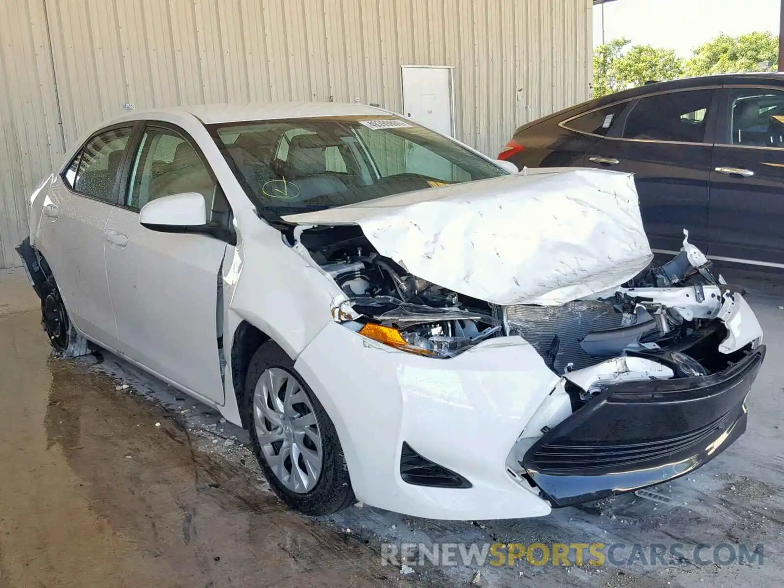 1 Photograph of a damaged car 5YFBURHE5KP911886 TOYOTA COROLLA 2019