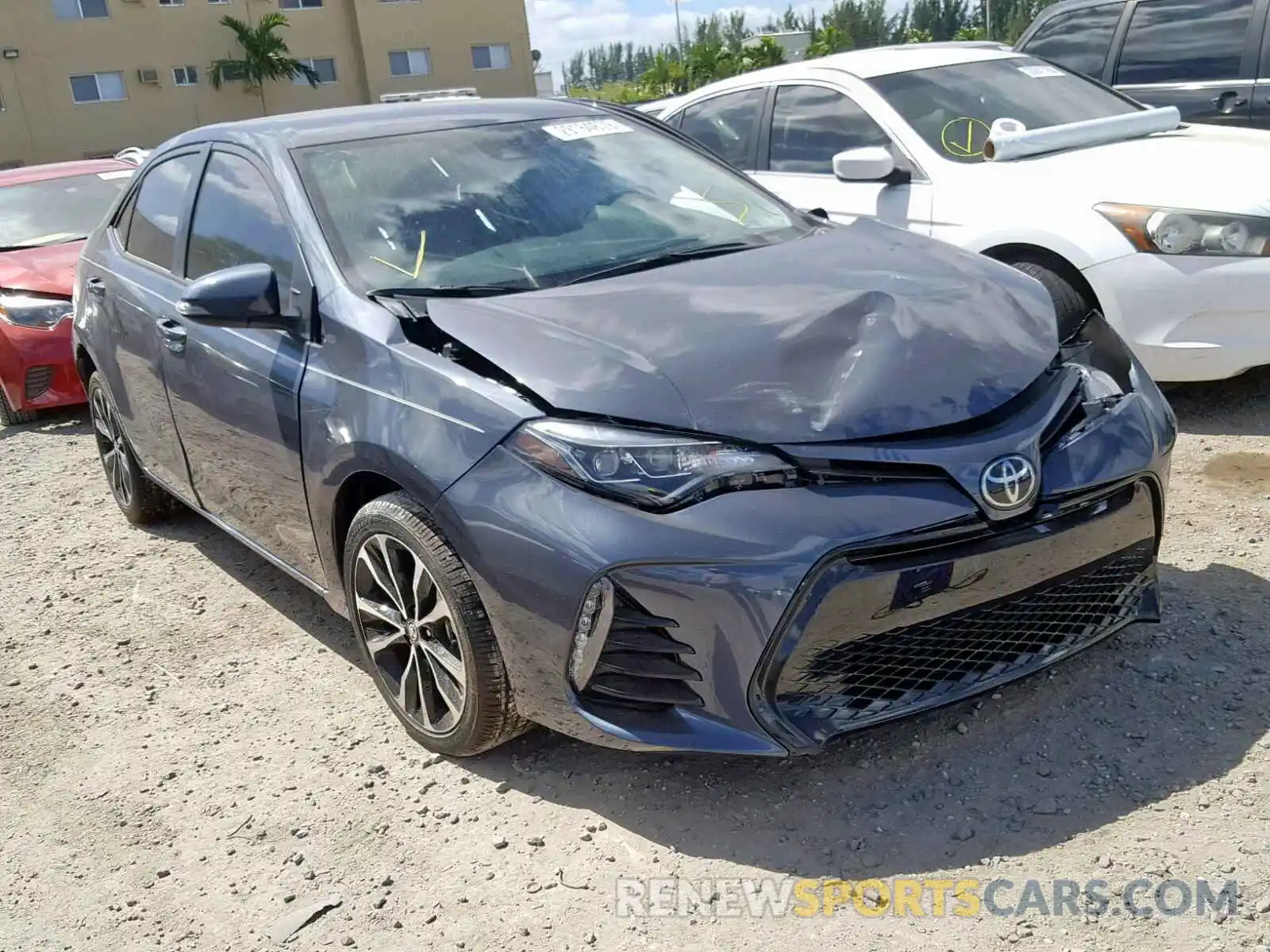 1 Photograph of a damaged car 5YFBURHE5KP912391 TOYOTA COROLLA 2019