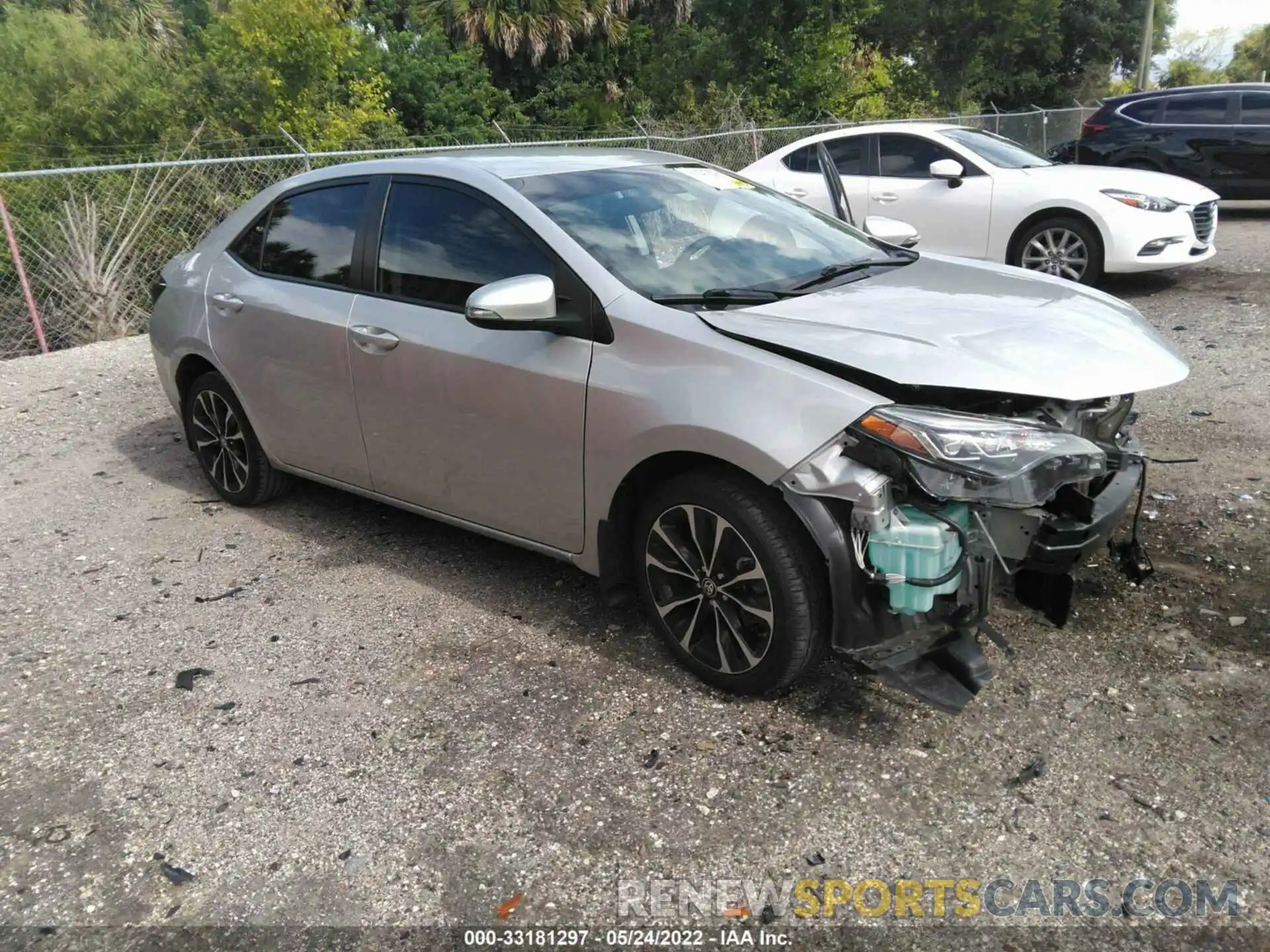 1 Photograph of a damaged car 5YFBURHE5KP912410 TOYOTA COROLLA 2019