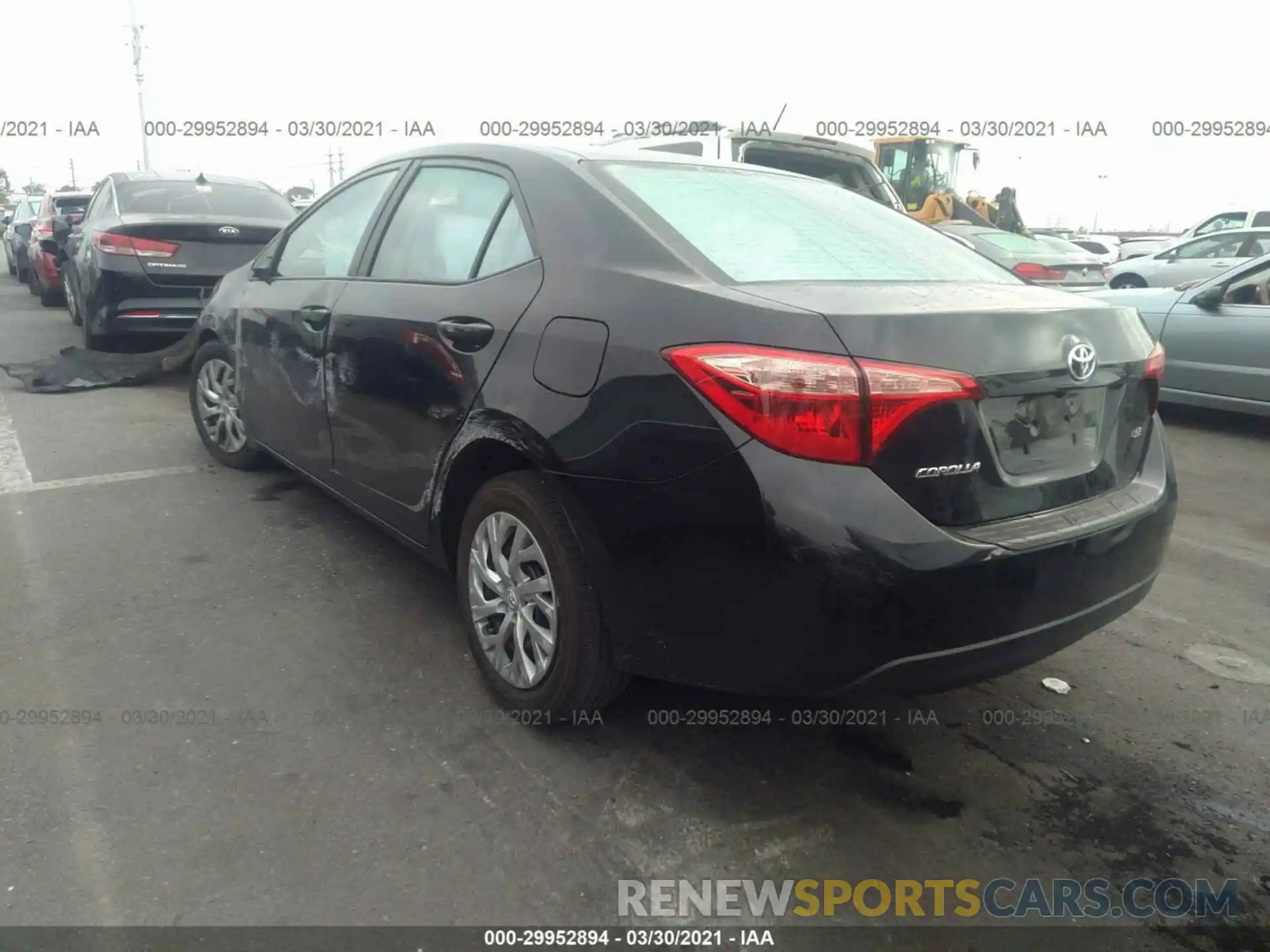 3 Photograph of a damaged car 5YFBURHE5KP912441 TOYOTA COROLLA 2019