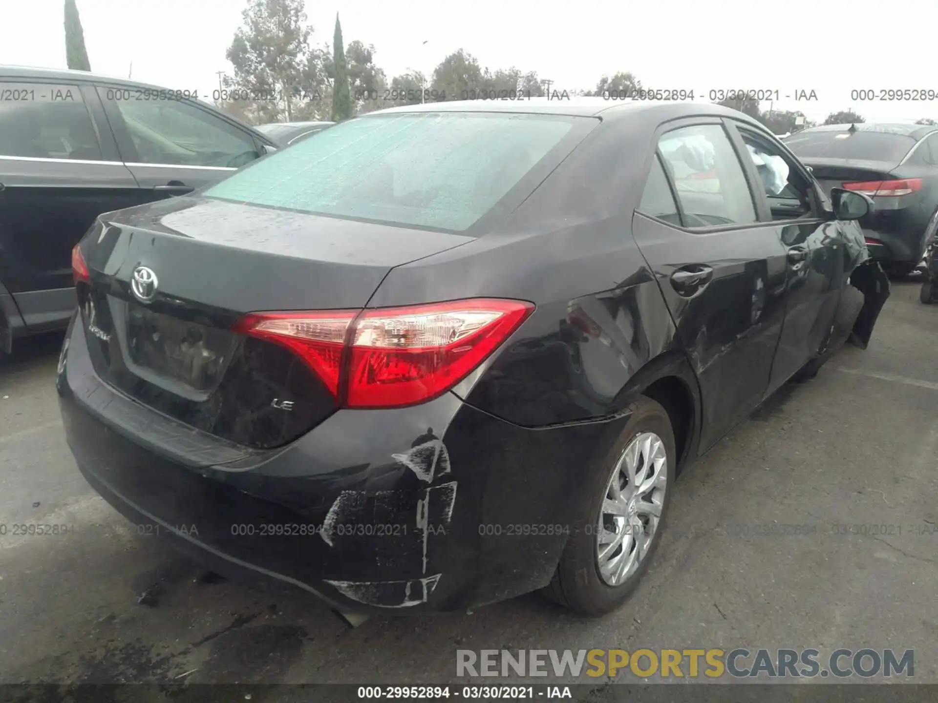 4 Photograph of a damaged car 5YFBURHE5KP912441 TOYOTA COROLLA 2019