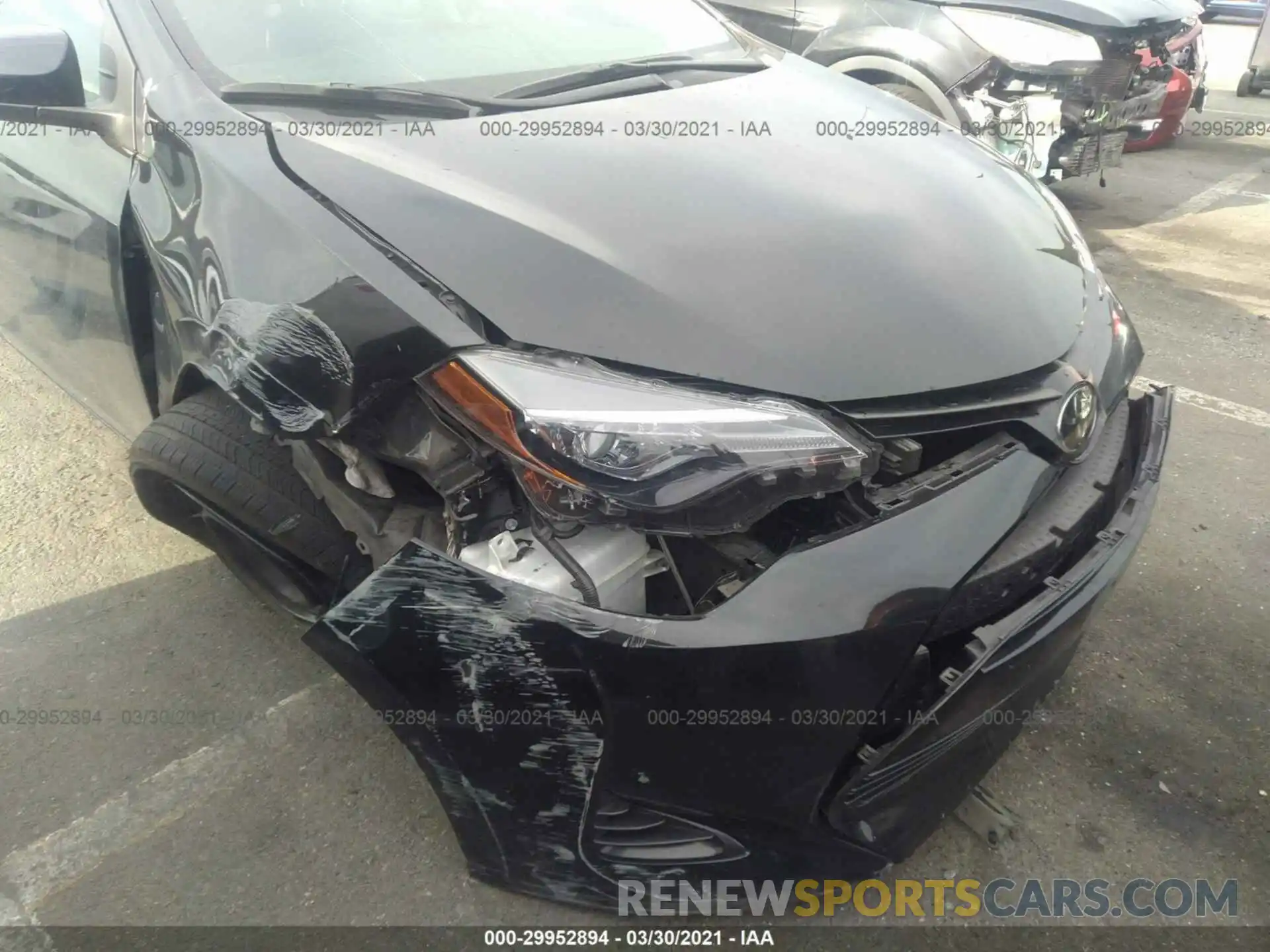 6 Photograph of a damaged car 5YFBURHE5KP912441 TOYOTA COROLLA 2019