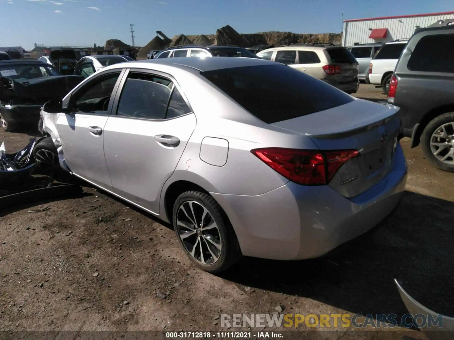 3 Photograph of a damaged car 5YFBURHE5KP912701 TOYOTA COROLLA 2019