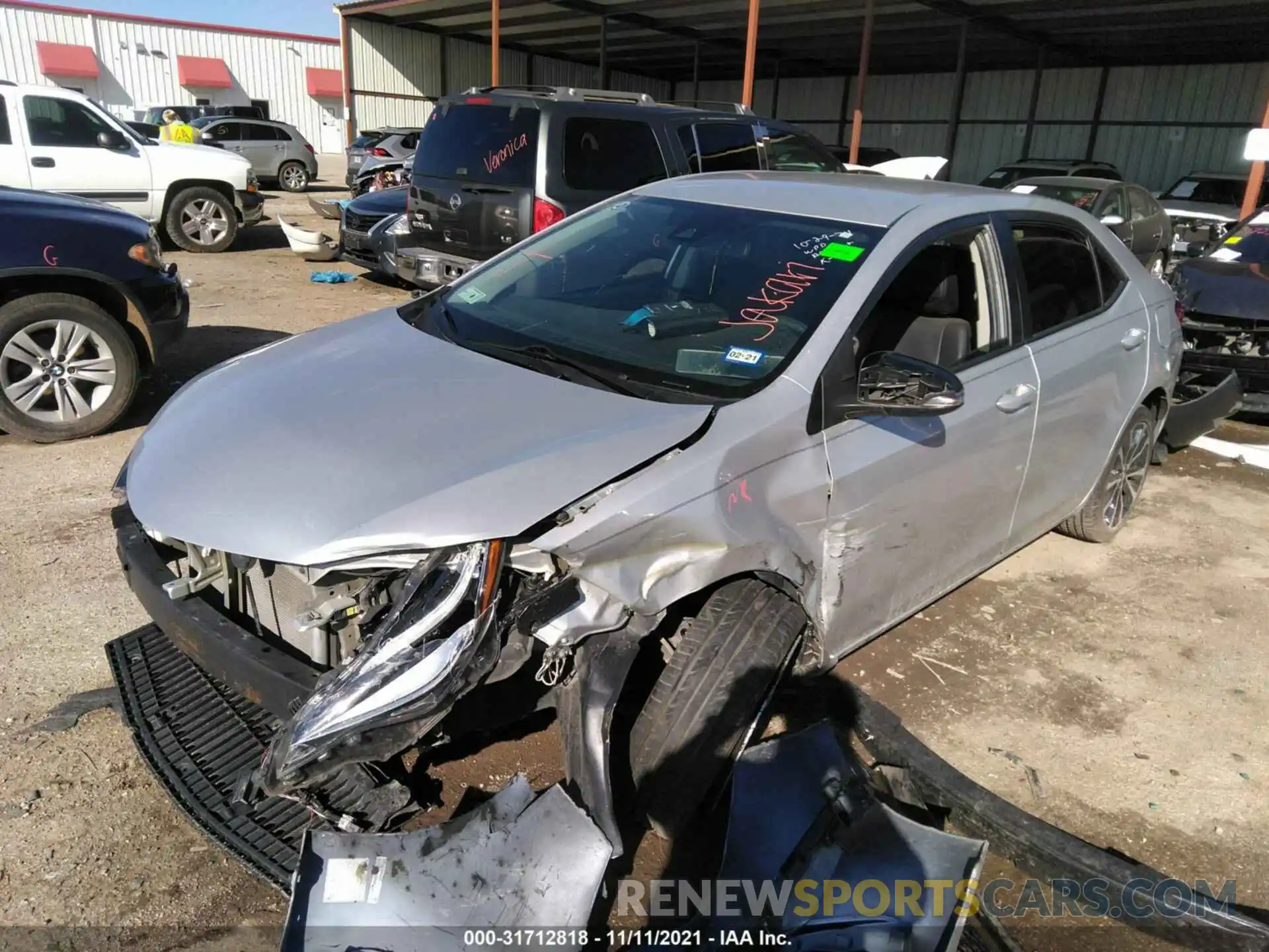 6 Photograph of a damaged car 5YFBURHE5KP912701 TOYOTA COROLLA 2019