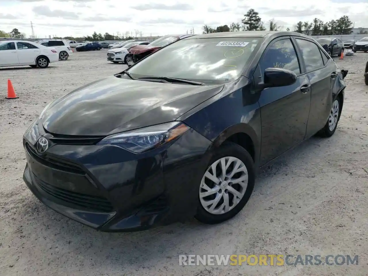 2 Photograph of a damaged car 5YFBURHE5KP912763 TOYOTA COROLLA 2019