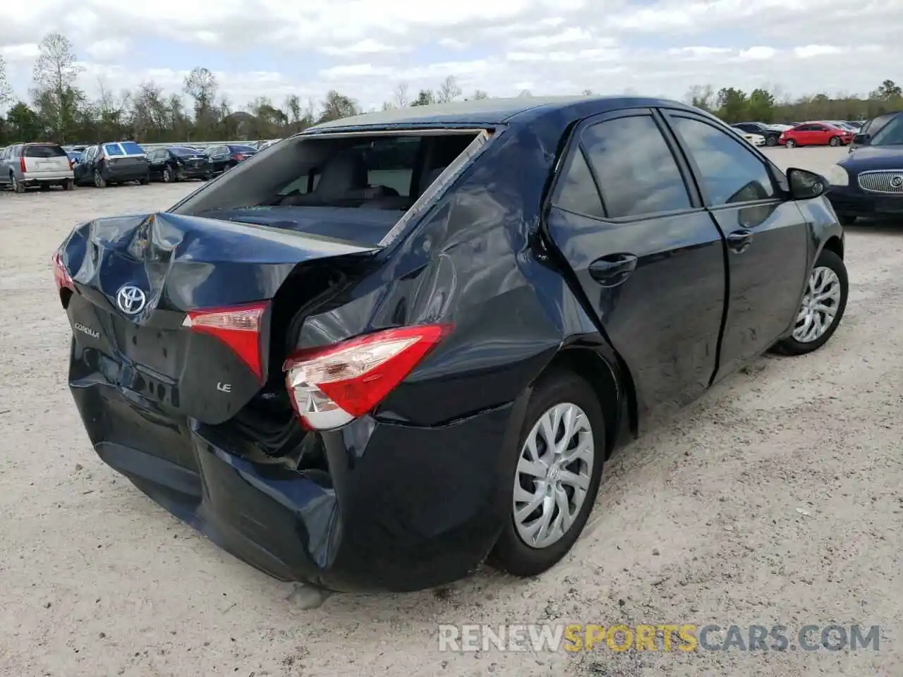 4 Photograph of a damaged car 5YFBURHE5KP912763 TOYOTA COROLLA 2019