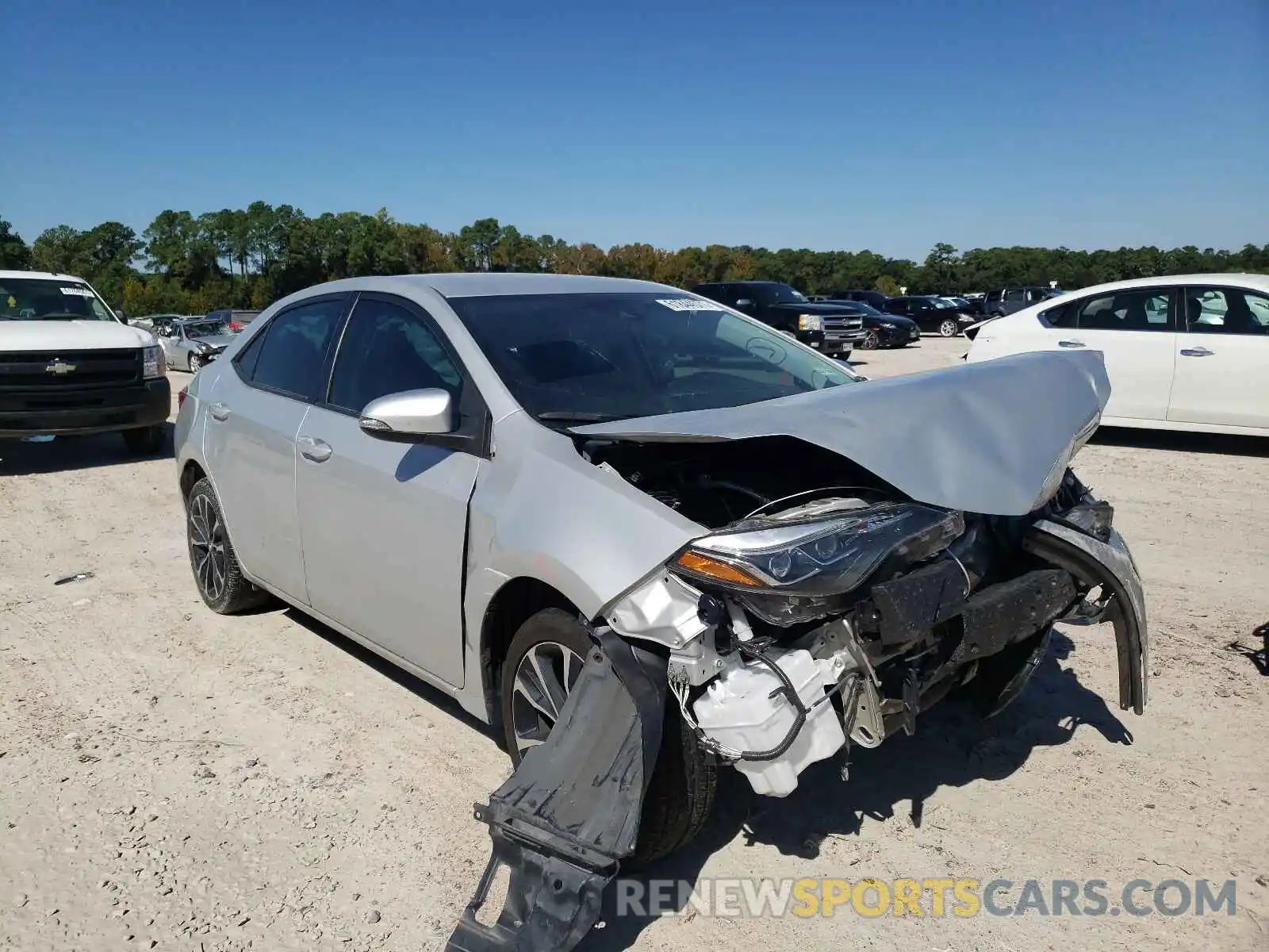 1 Photograph of a damaged car 5YFBURHE5KP914156 TOYOTA COROLLA 2019