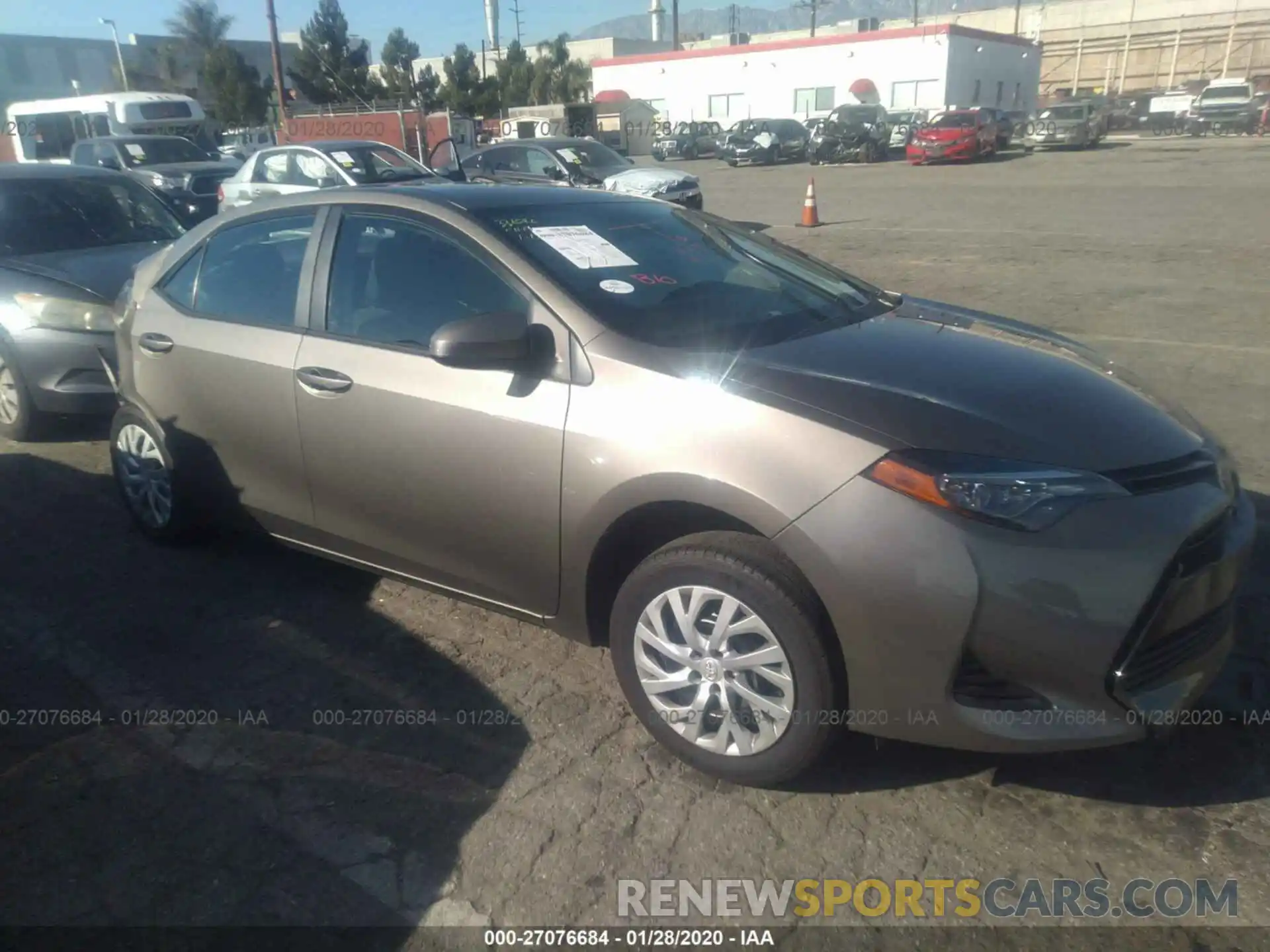 1 Photograph of a damaged car 5YFBURHE5KP915453 TOYOTA COROLLA 2019