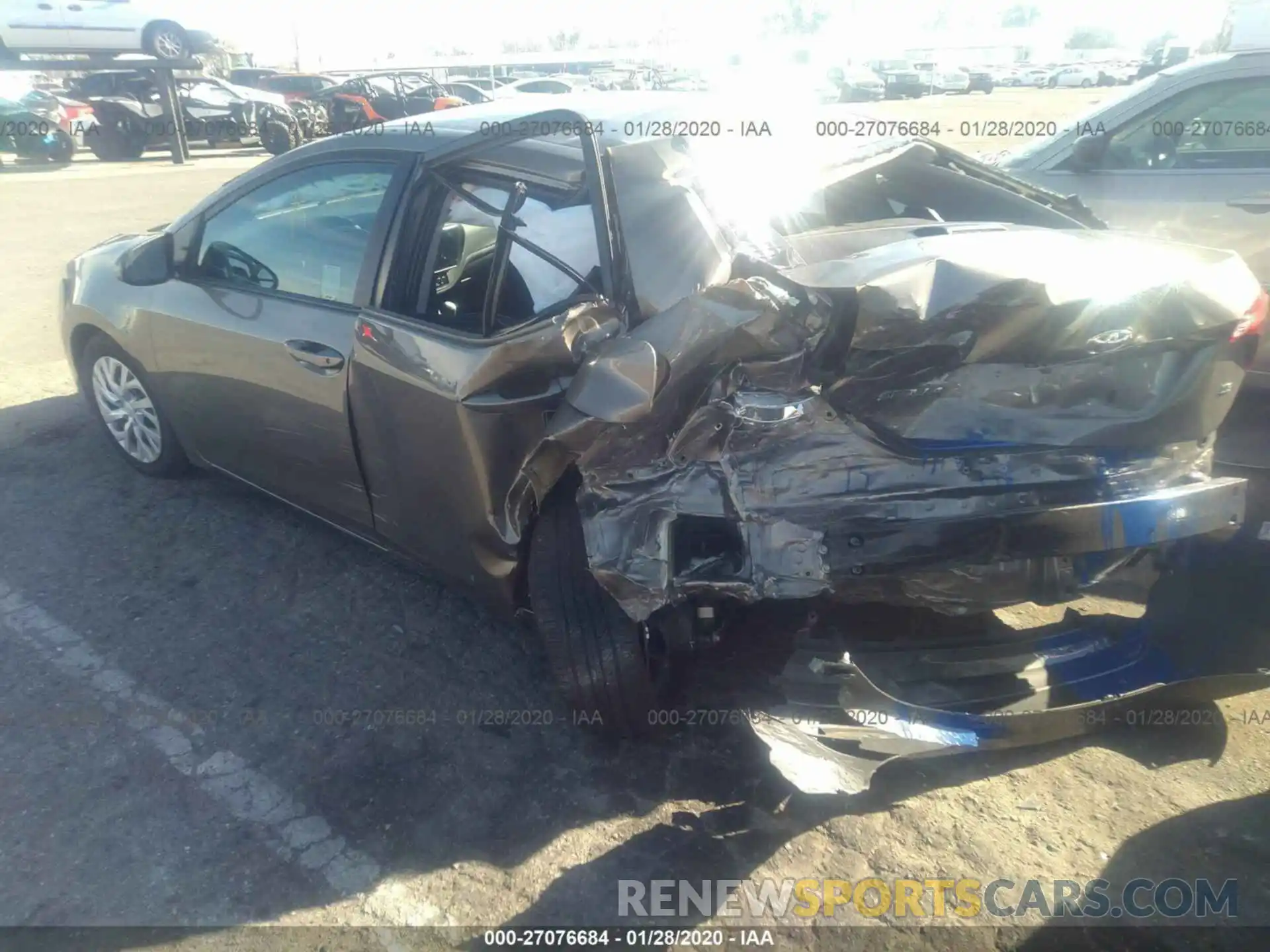 3 Photograph of a damaged car 5YFBURHE5KP915453 TOYOTA COROLLA 2019