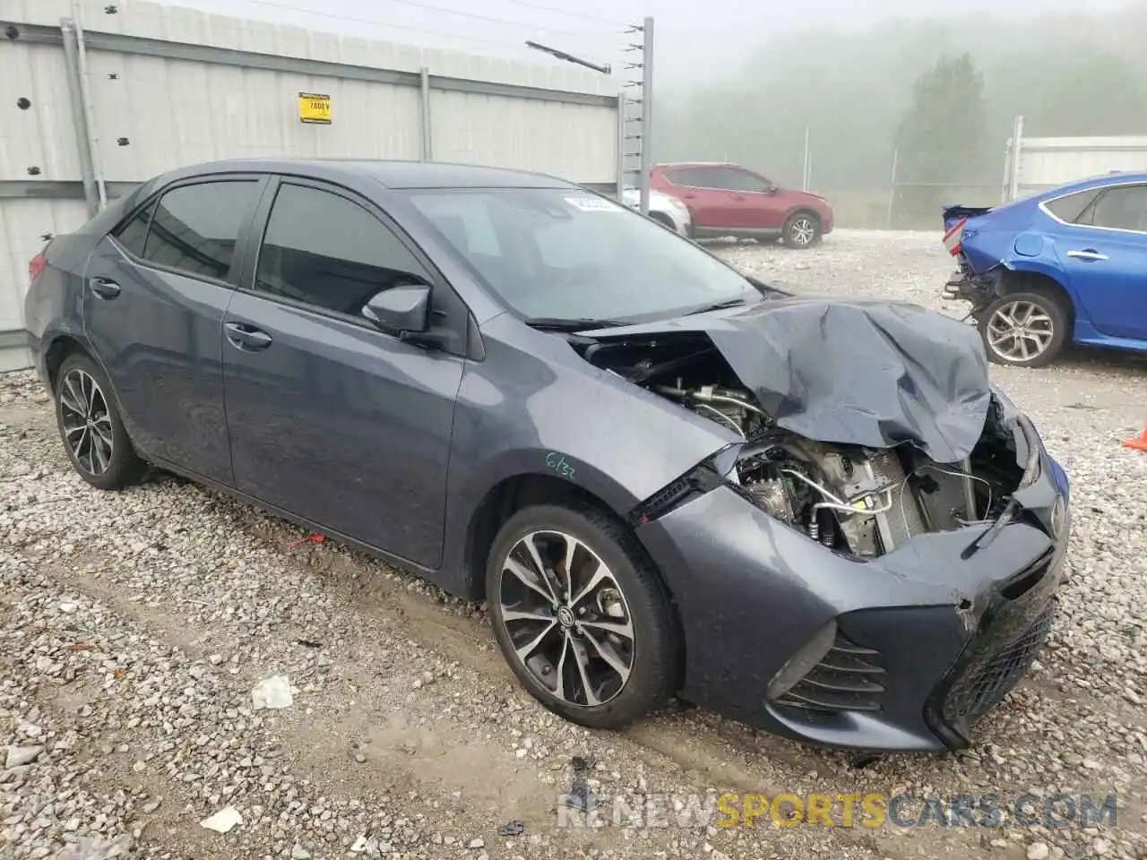 1 Photograph of a damaged car 5YFBURHE5KP915971 TOYOTA COROLLA 2019