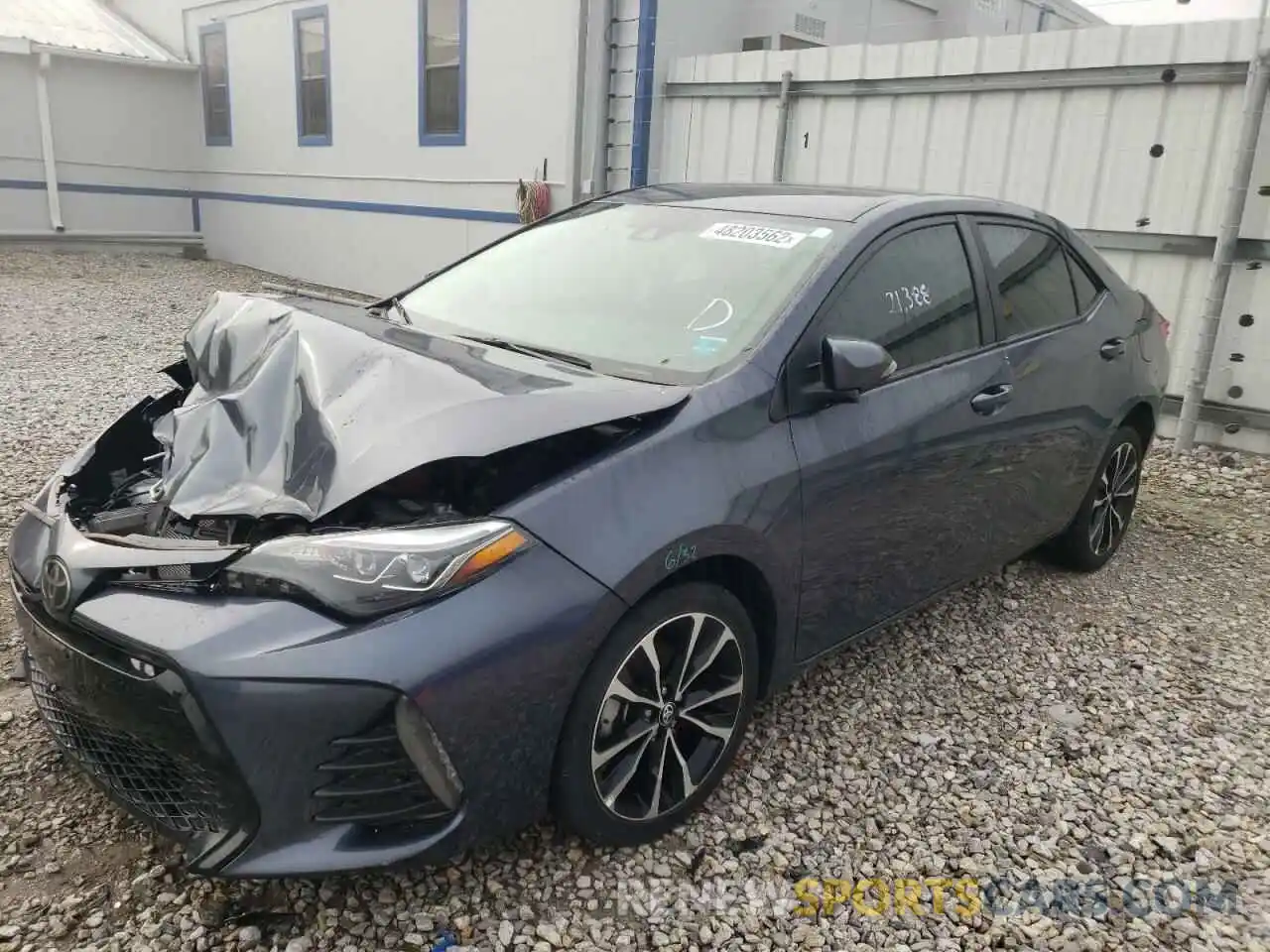 2 Photograph of a damaged car 5YFBURHE5KP915971 TOYOTA COROLLA 2019