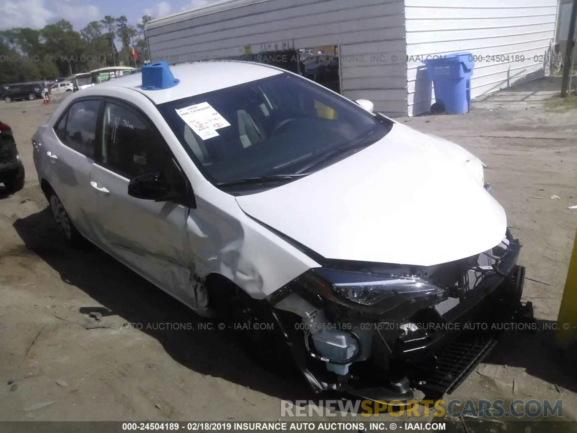 1 Photograph of a damaged car 5YFBURHE5KP916439 TOYOTA COROLLA 2019