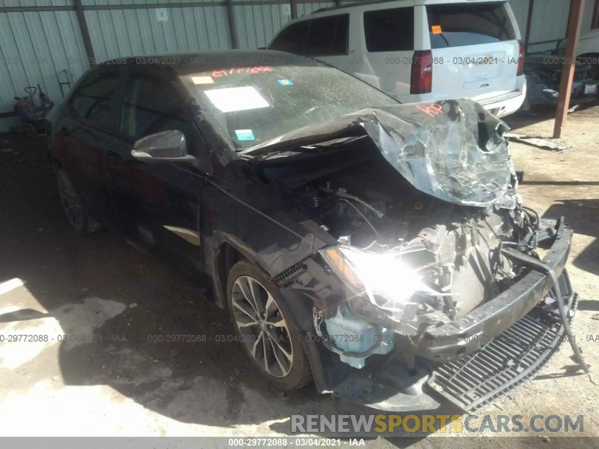 1 Photograph of a damaged car 5YFBURHE5KP916909 TOYOTA COROLLA 2019