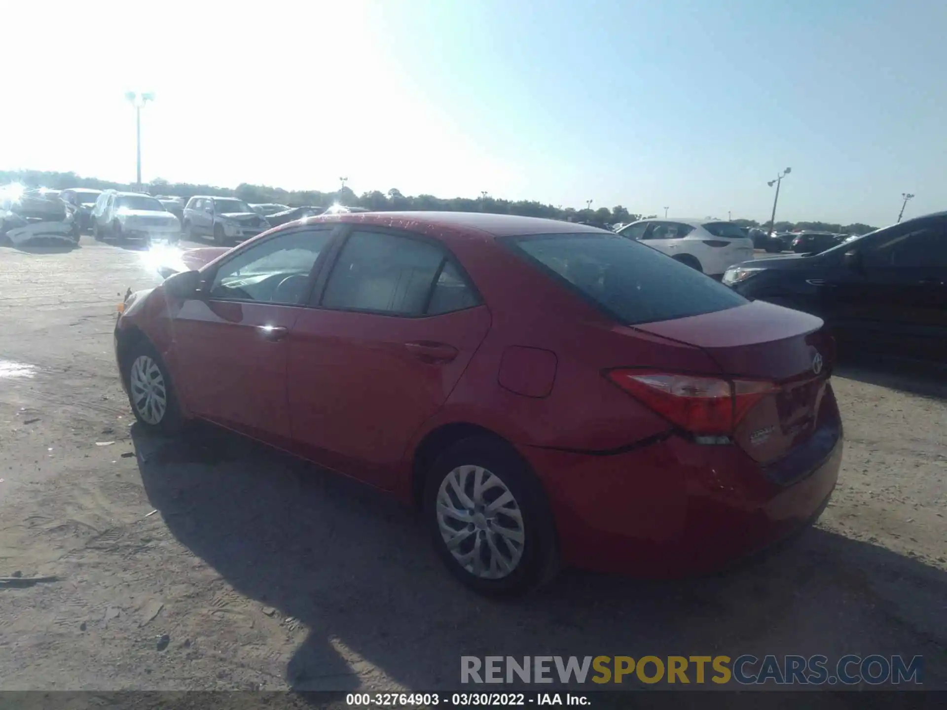 3 Photograph of a damaged car 5YFBURHE5KP917607 TOYOTA COROLLA 2019