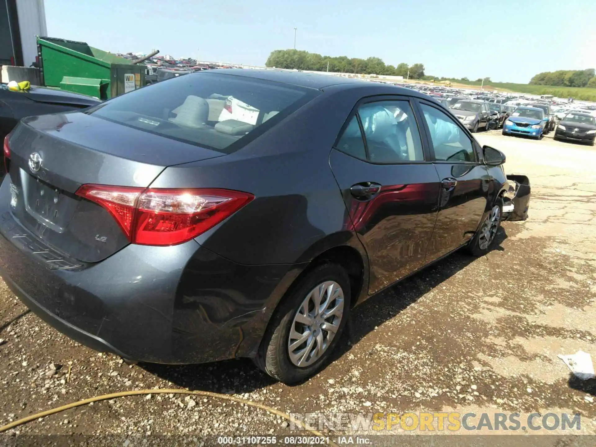 4 Фотография поврежденного автомобиля 5YFBURHE5KP917669 TOYOTA COROLLA 2019