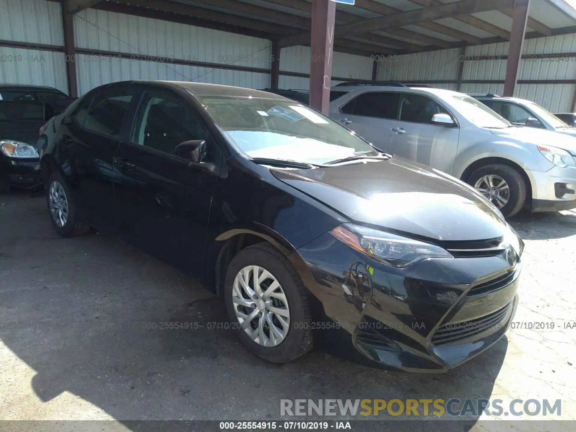 1 Photograph of a damaged car 5YFBURHE5KP917736 TOYOTA COROLLA 2019