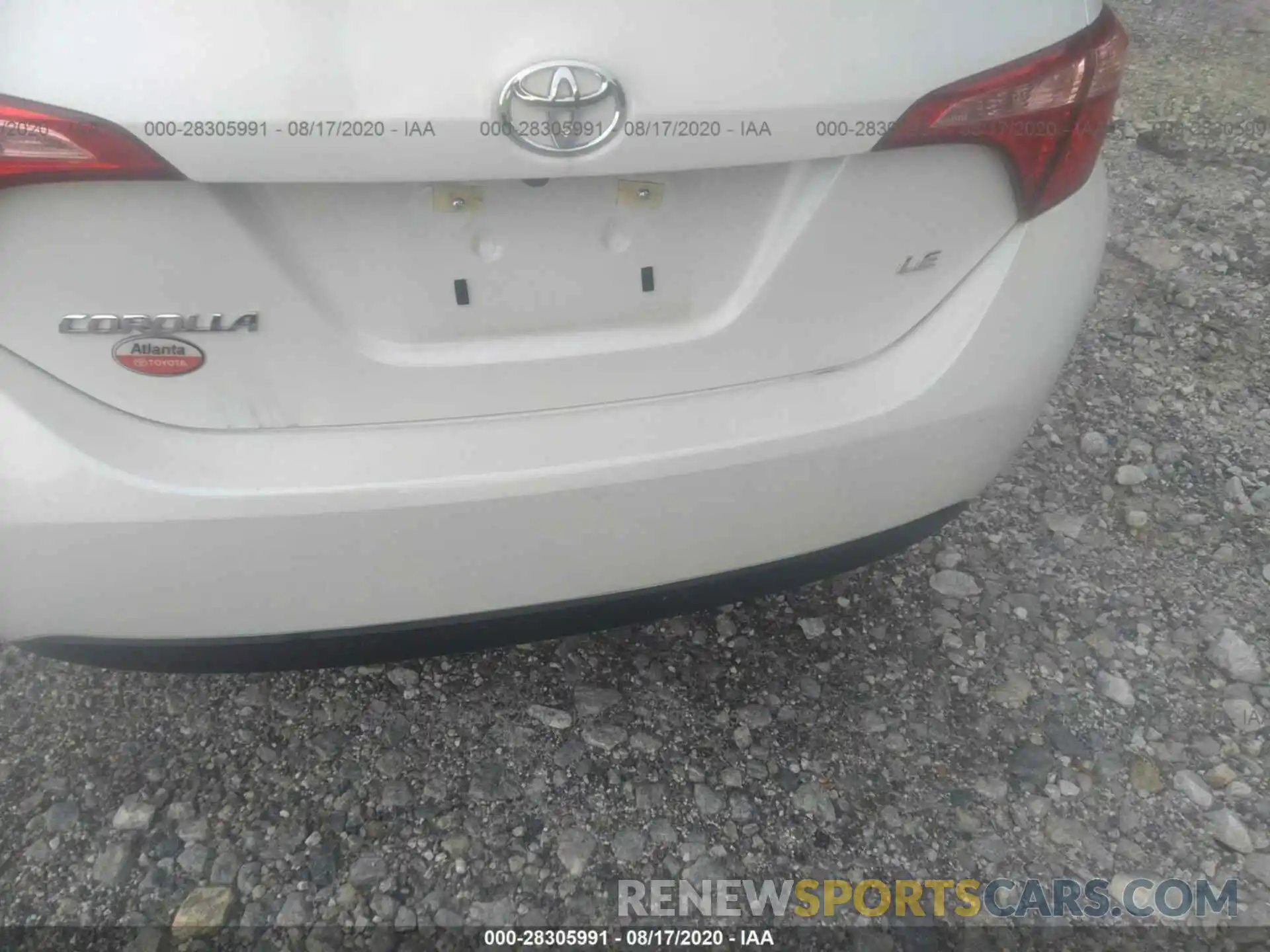 6 Photograph of a damaged car 5YFBURHE5KP917929 TOYOTA COROLLA 2019