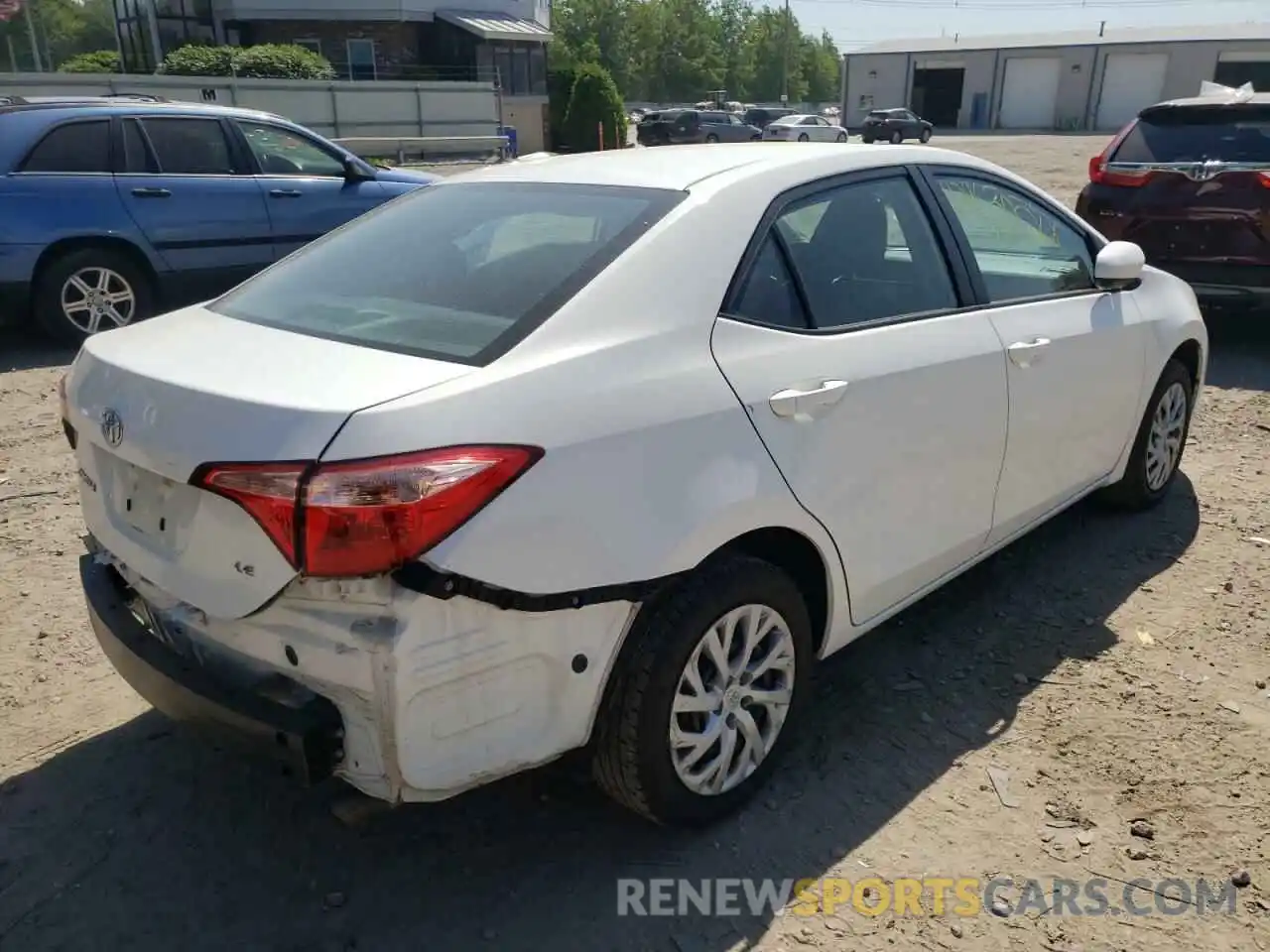 4 Photograph of a damaged car 5YFBURHE5KP917946 TOYOTA COROLLA 2019