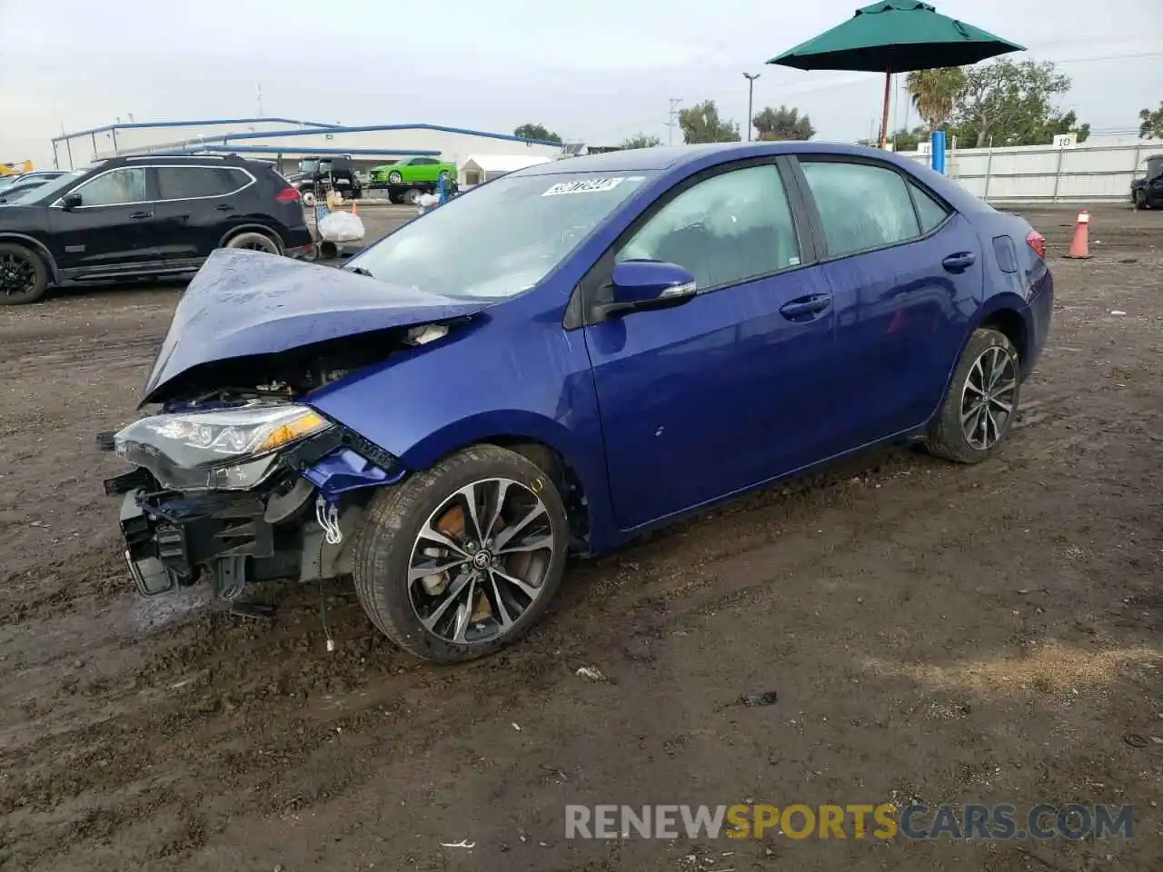 1 Photograph of a damaged car 5YFBURHE5KP918496 TOYOTA COROLLA 2019