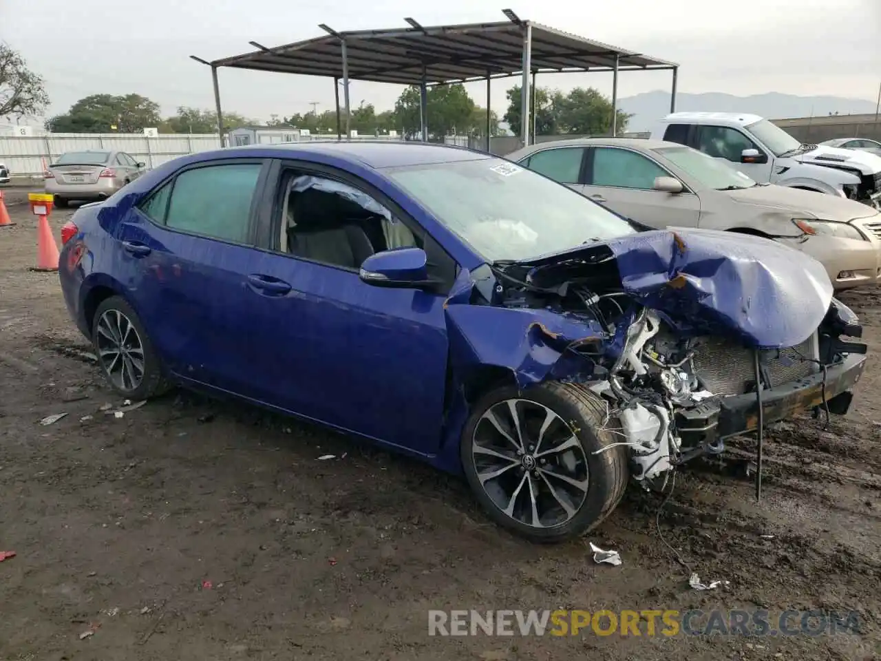 4 Photograph of a damaged car 5YFBURHE5KP918496 TOYOTA COROLLA 2019