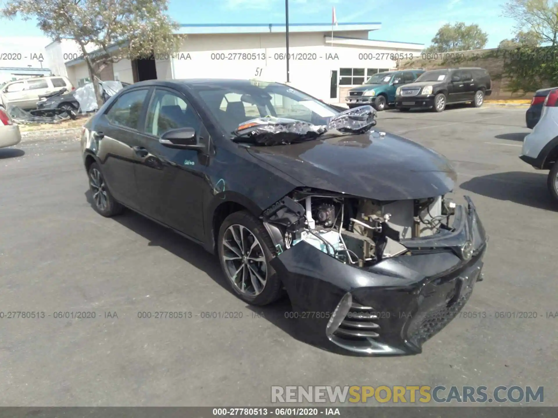 1 Photograph of a damaged car 5YFBURHE5KP918983 TOYOTA COROLLA 2019