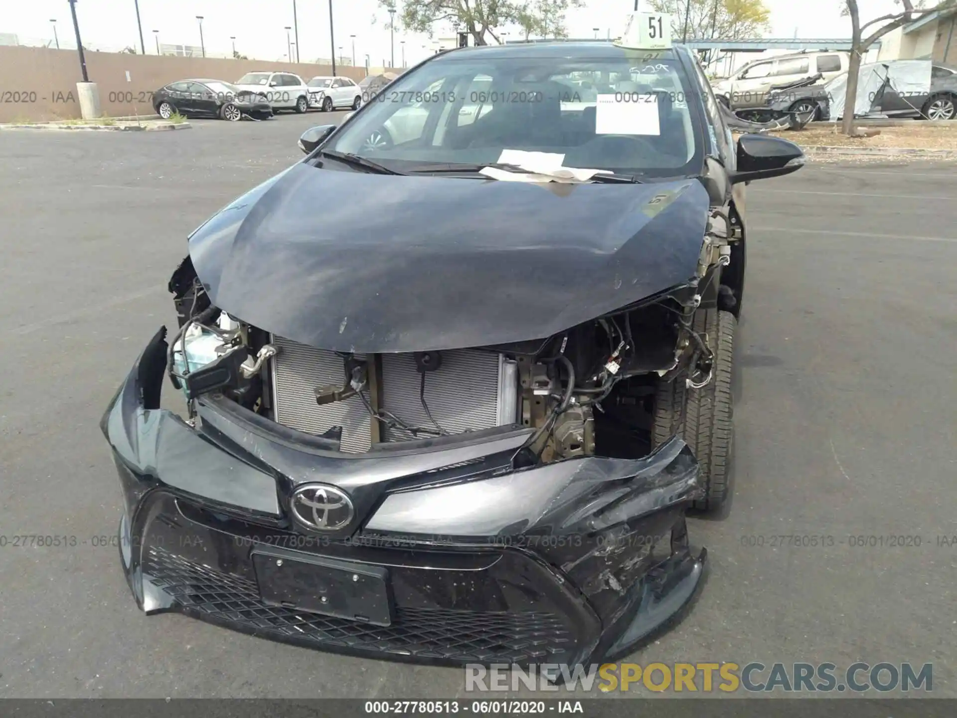 6 Photograph of a damaged car 5YFBURHE5KP918983 TOYOTA COROLLA 2019