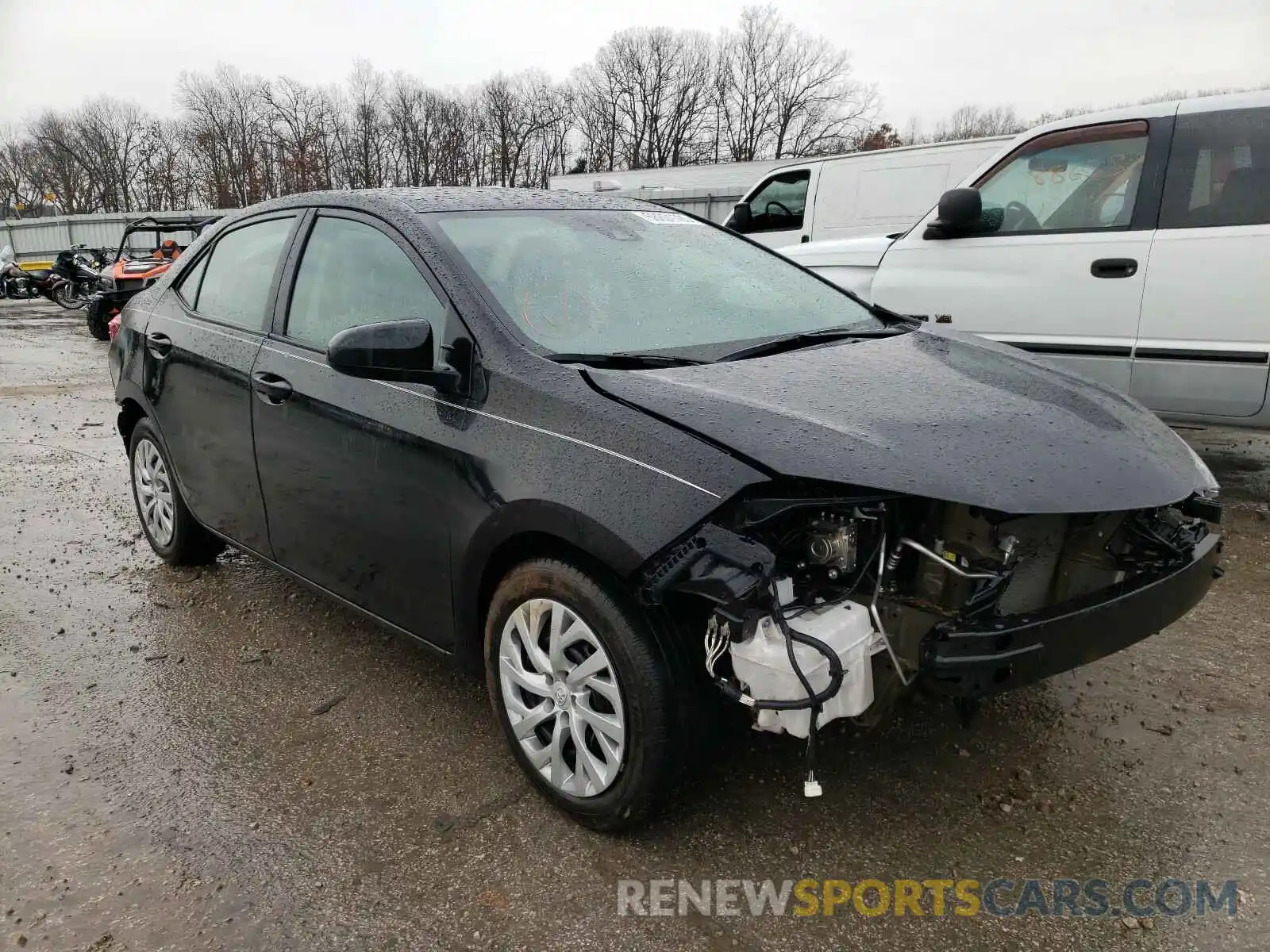 1 Photograph of a damaged car 5YFBURHE5KP919132 TOYOTA COROLLA 2019