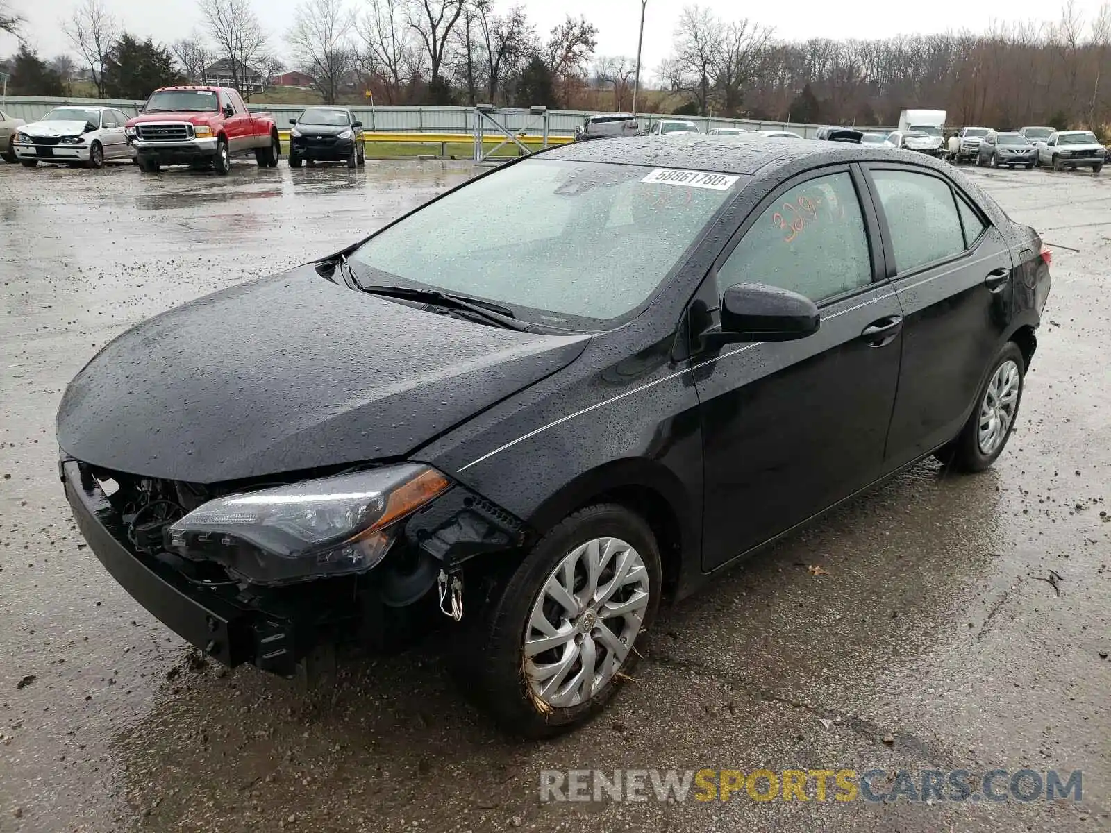 2 Photograph of a damaged car 5YFBURHE5KP919132 TOYOTA COROLLA 2019