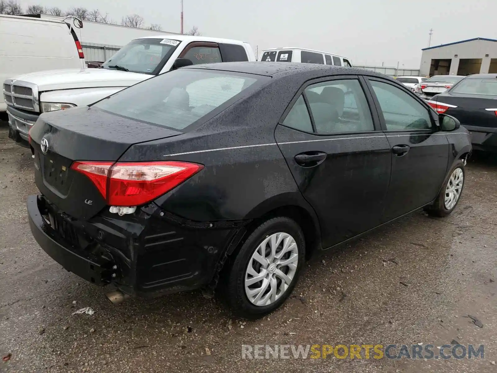 4 Photograph of a damaged car 5YFBURHE5KP919132 TOYOTA COROLLA 2019