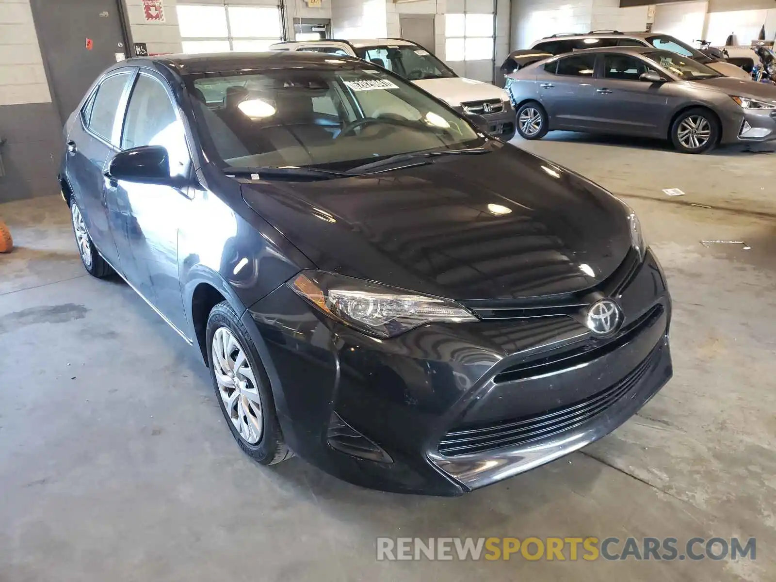 1 Photograph of a damaged car 5YFBURHE5KP919244 TOYOTA COROLLA 2019