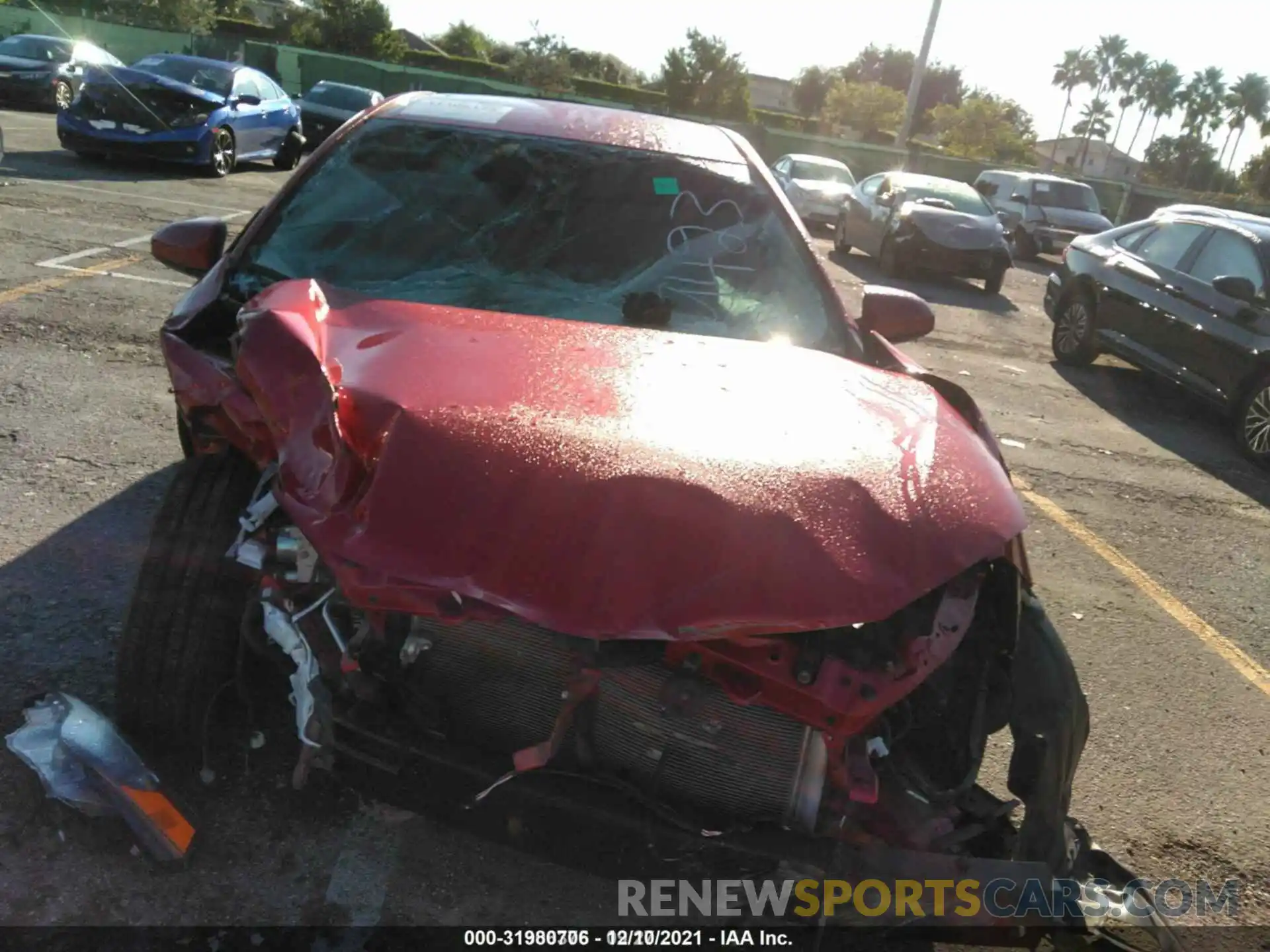 6 Photograph of a damaged car 5YFBURHE5KP919423 TOYOTA COROLLA 2019