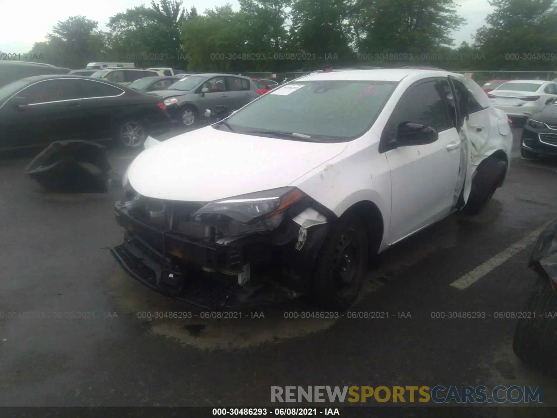 2 Photograph of a damaged car 5YFBURHE5KP919888 TOYOTA COROLLA 2019